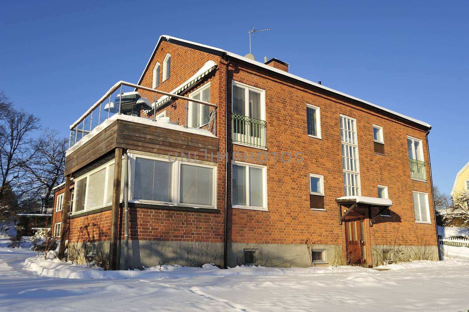 Swedish housing in Stockholm.