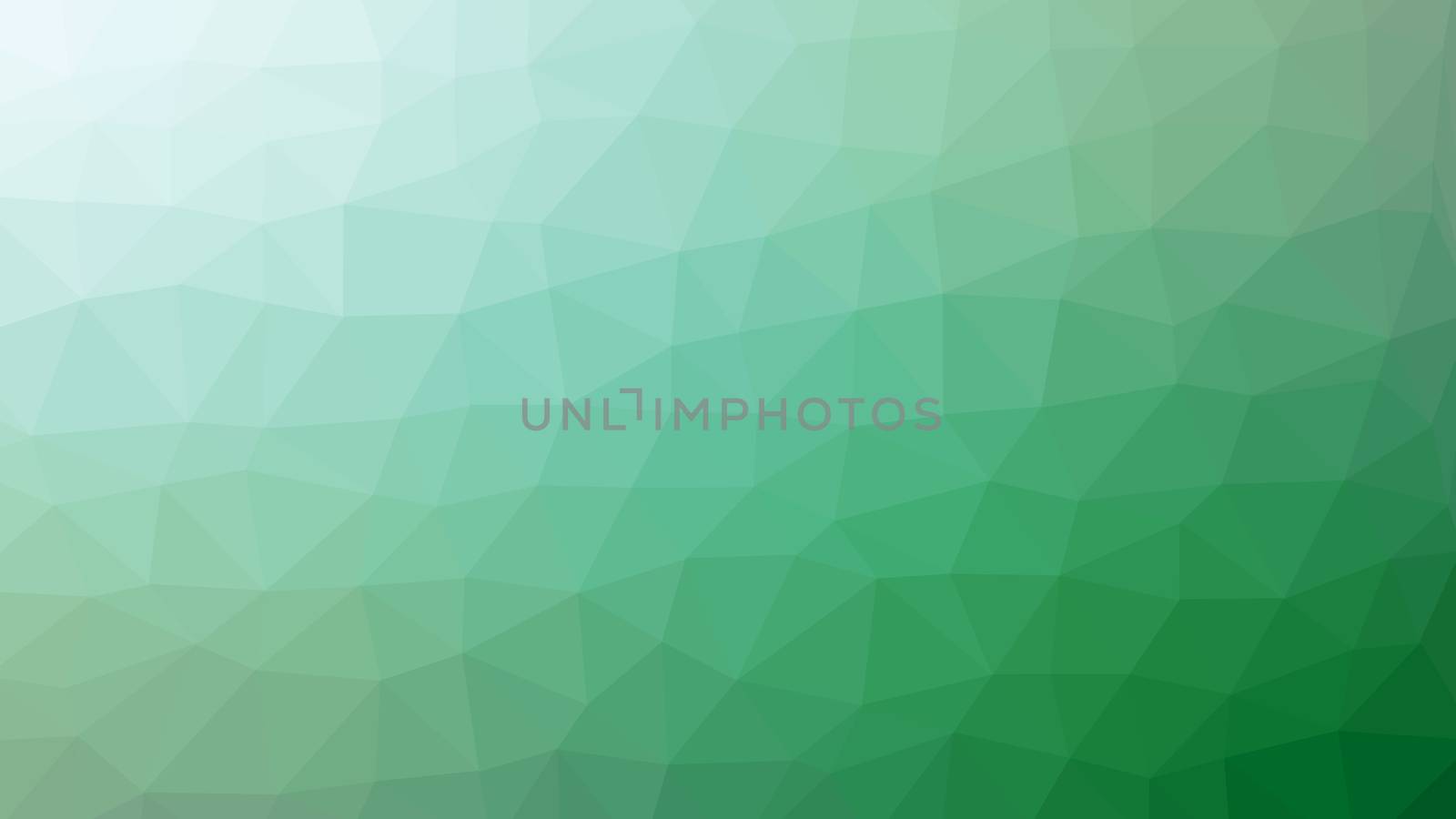 Green abstract geometric rumpled triangular low poly style illustration graphic background.