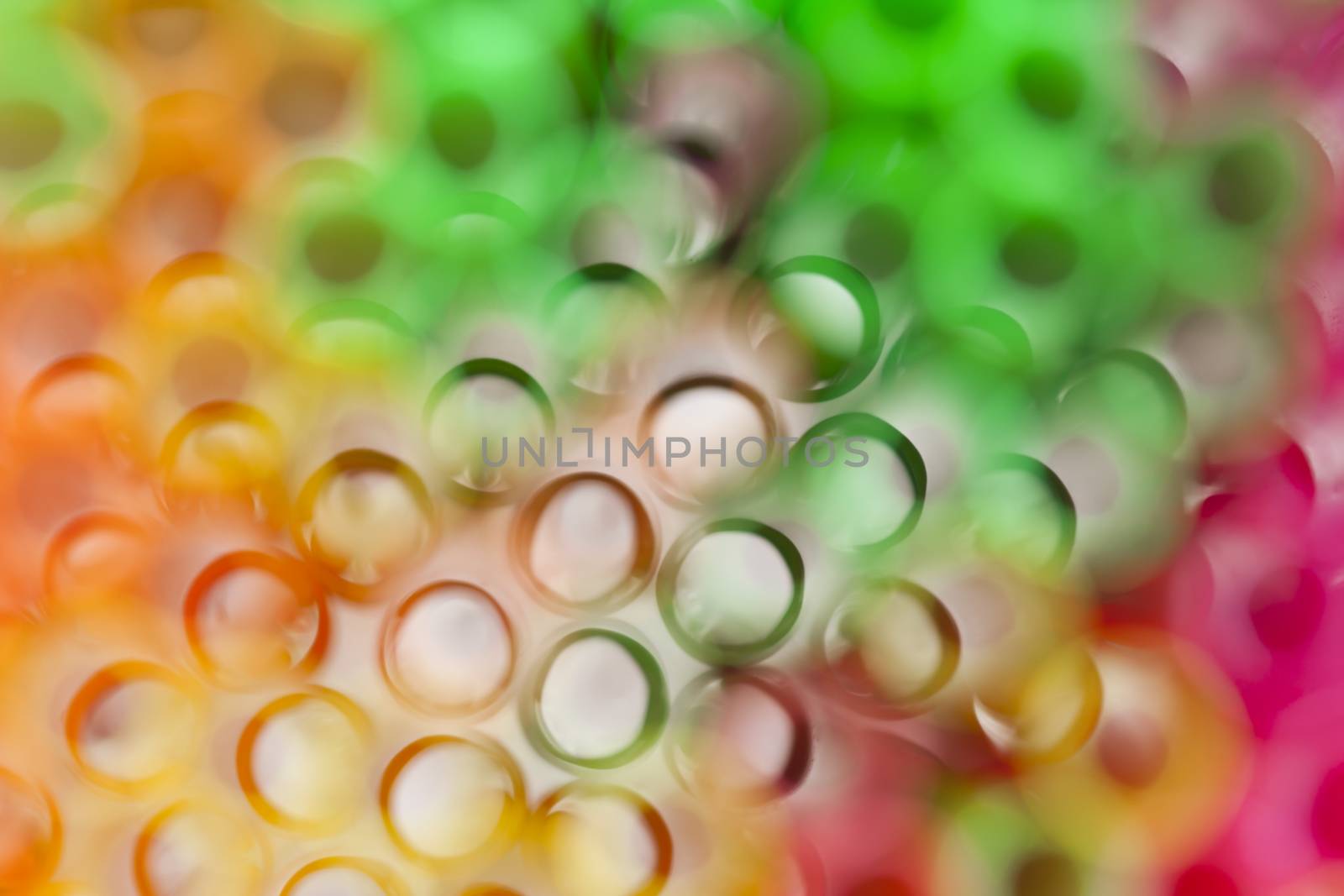 Abstract macro of the sippers - soda straws