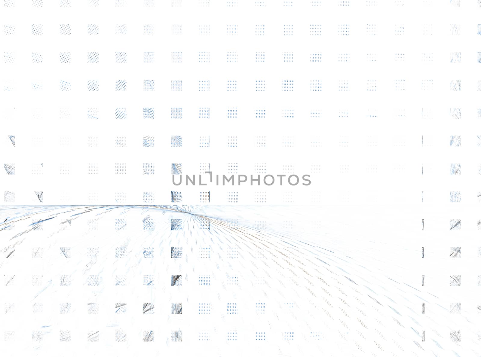 abstract fractal pattern on white background by Chechotkin