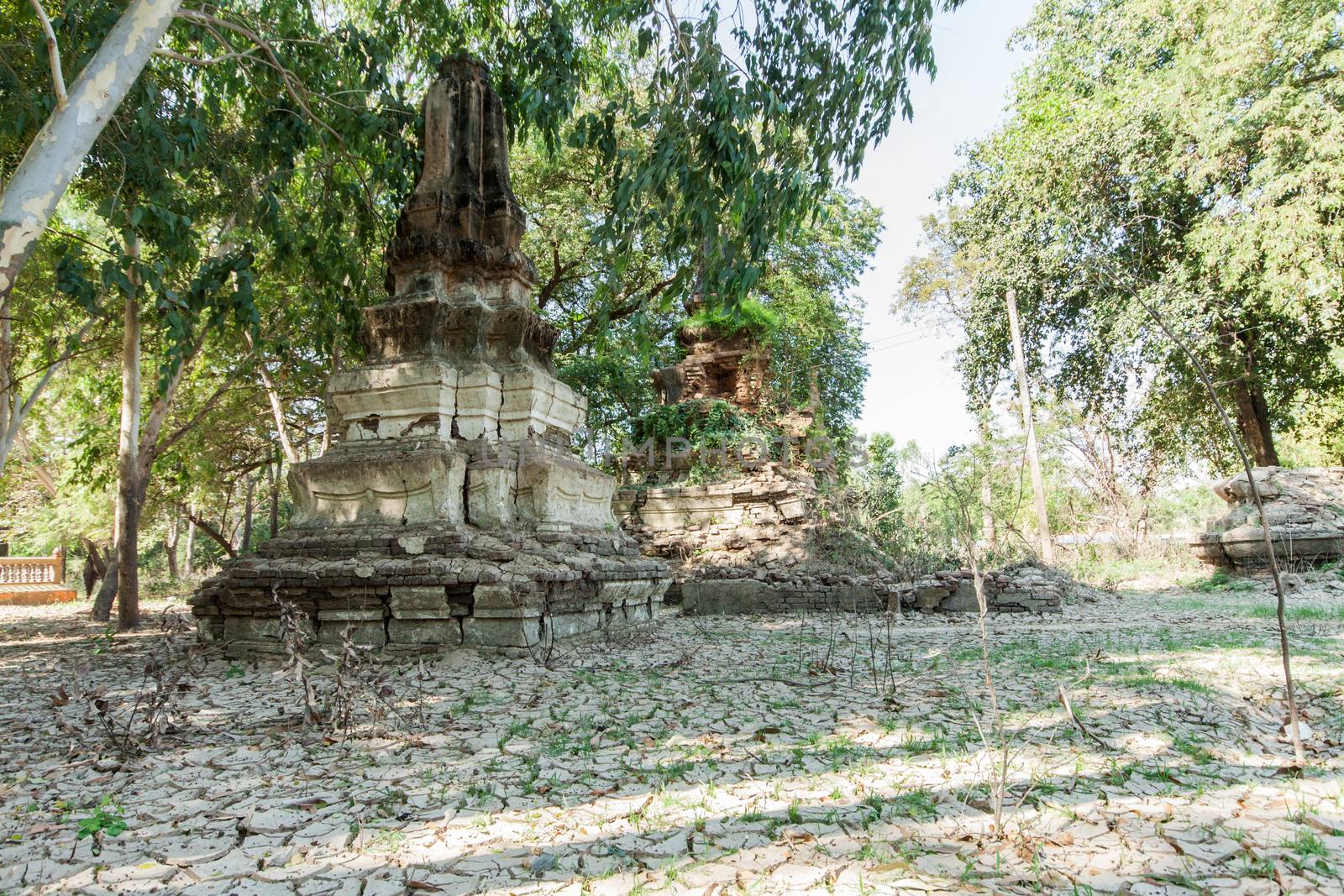 old pagoda by kritsada1992