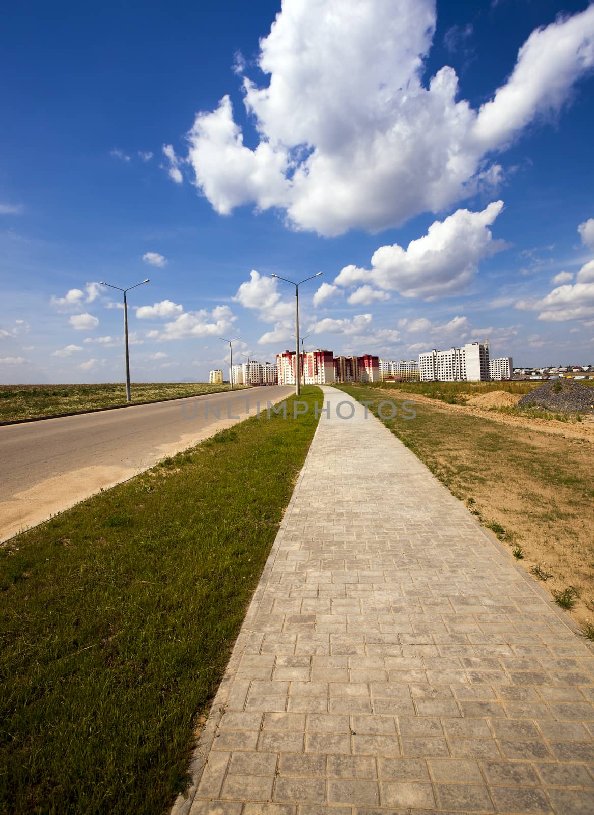  the foot road in the direction of recently constructed district of the city. Belarus