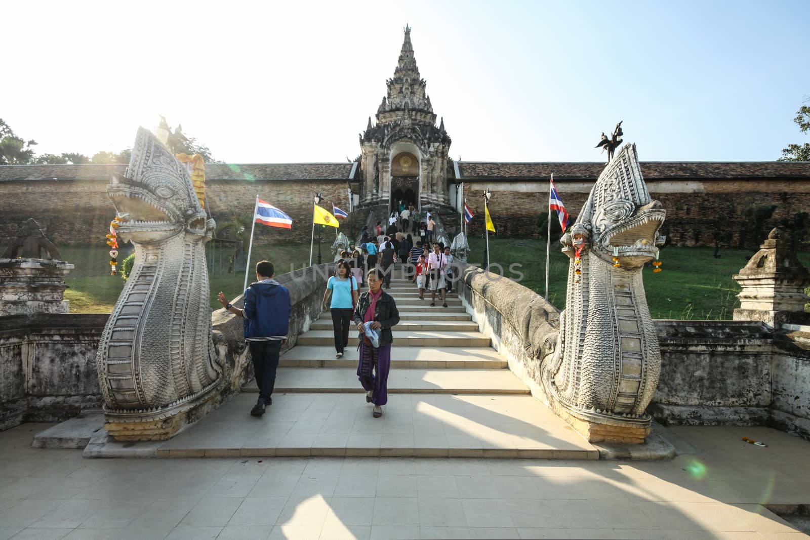 Thai temple in Lampang