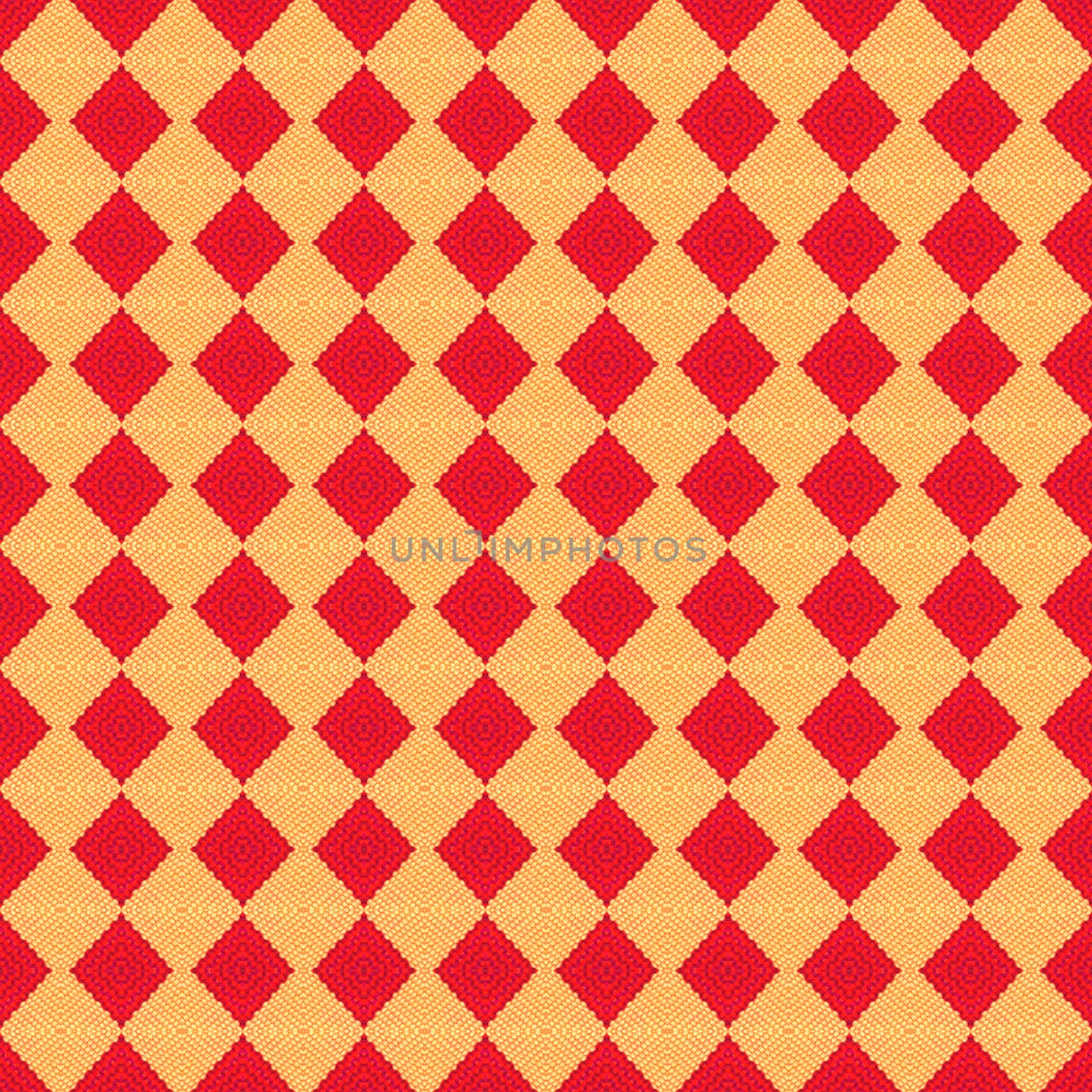 Seamless red color cloth pattern