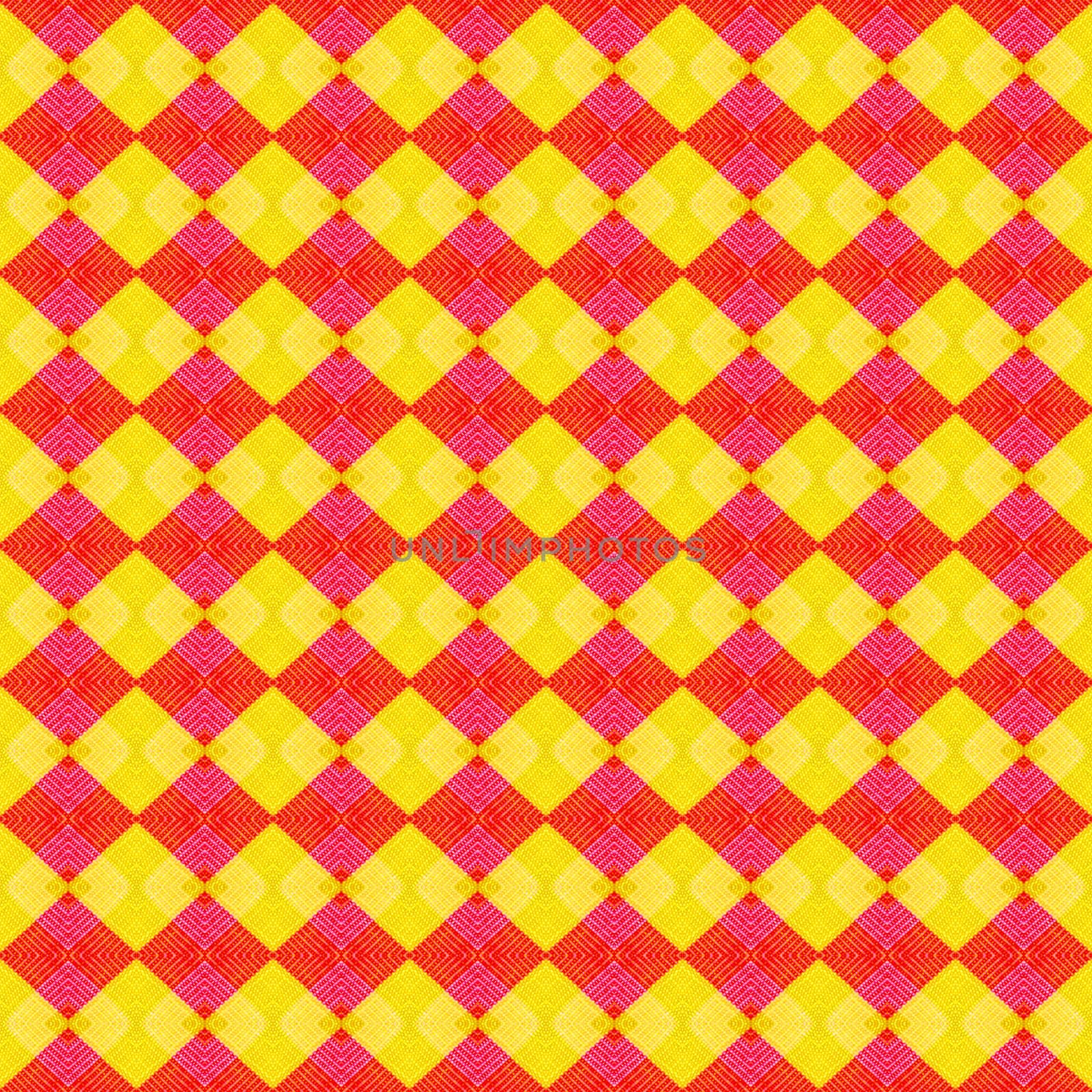 Seamless red color cloth pattern