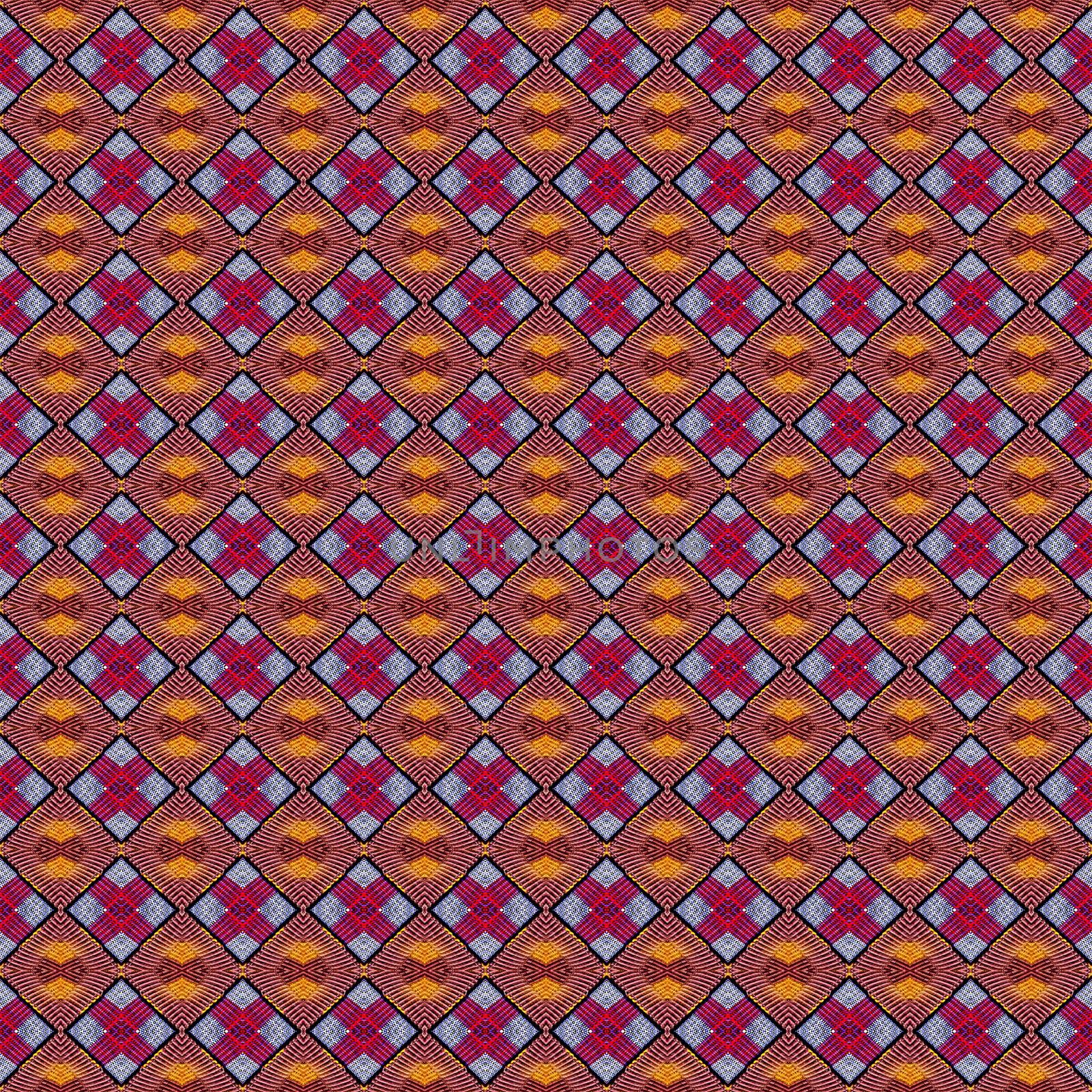 Seamless multicolor cloth pattern