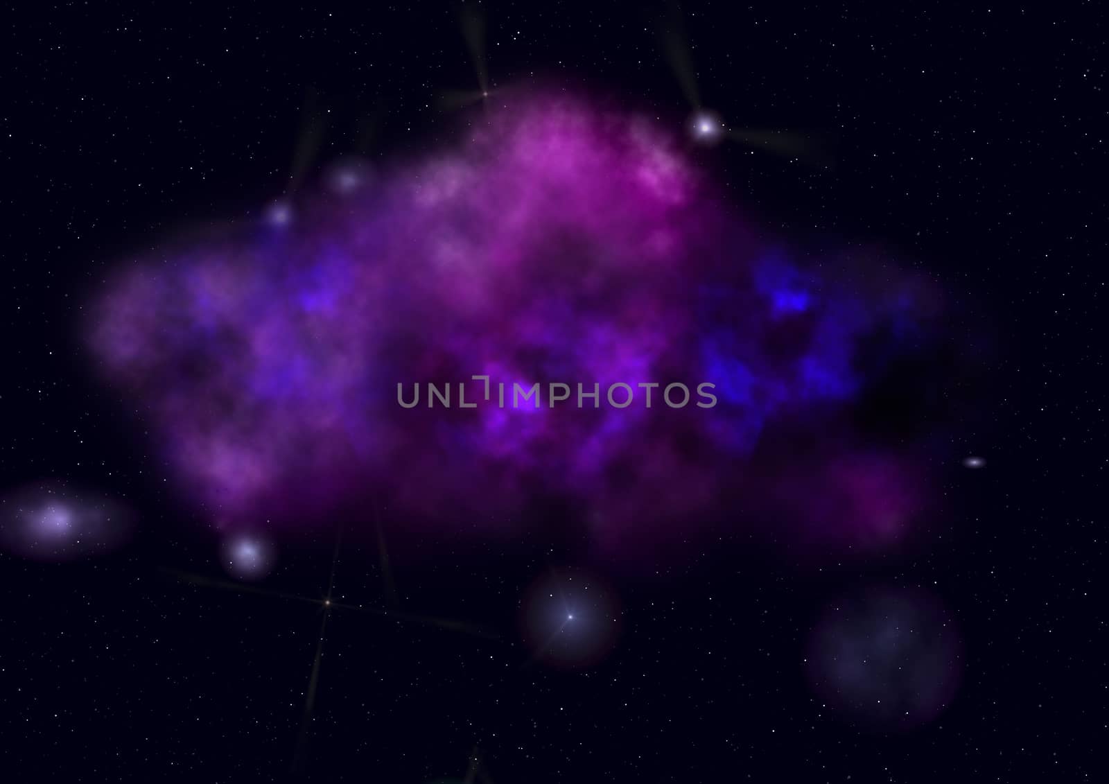 Star field in space a nebulae and a gas congestion. "Elements of this image furnished by NASA".