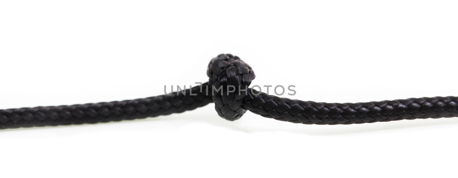   black rope. isolated by avq