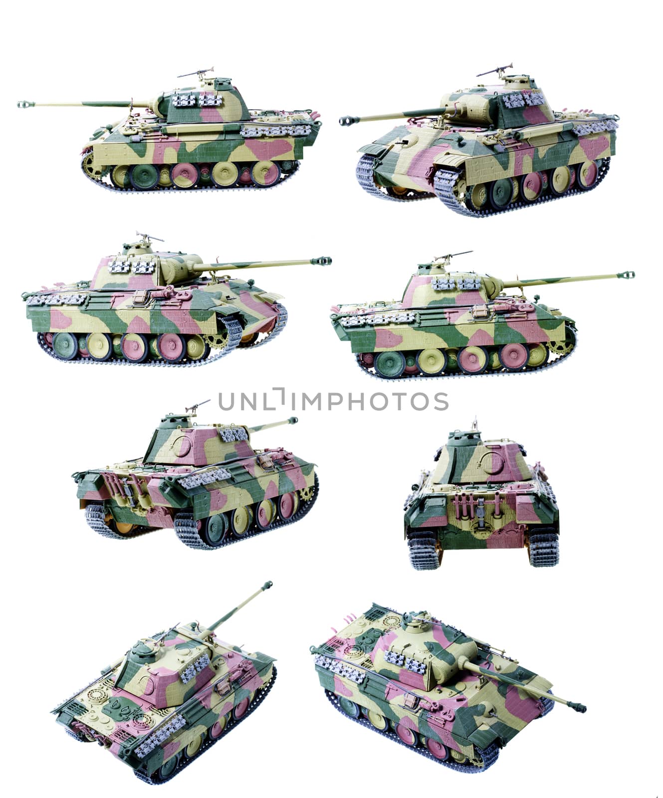 model military vehicles, photographed in close-up