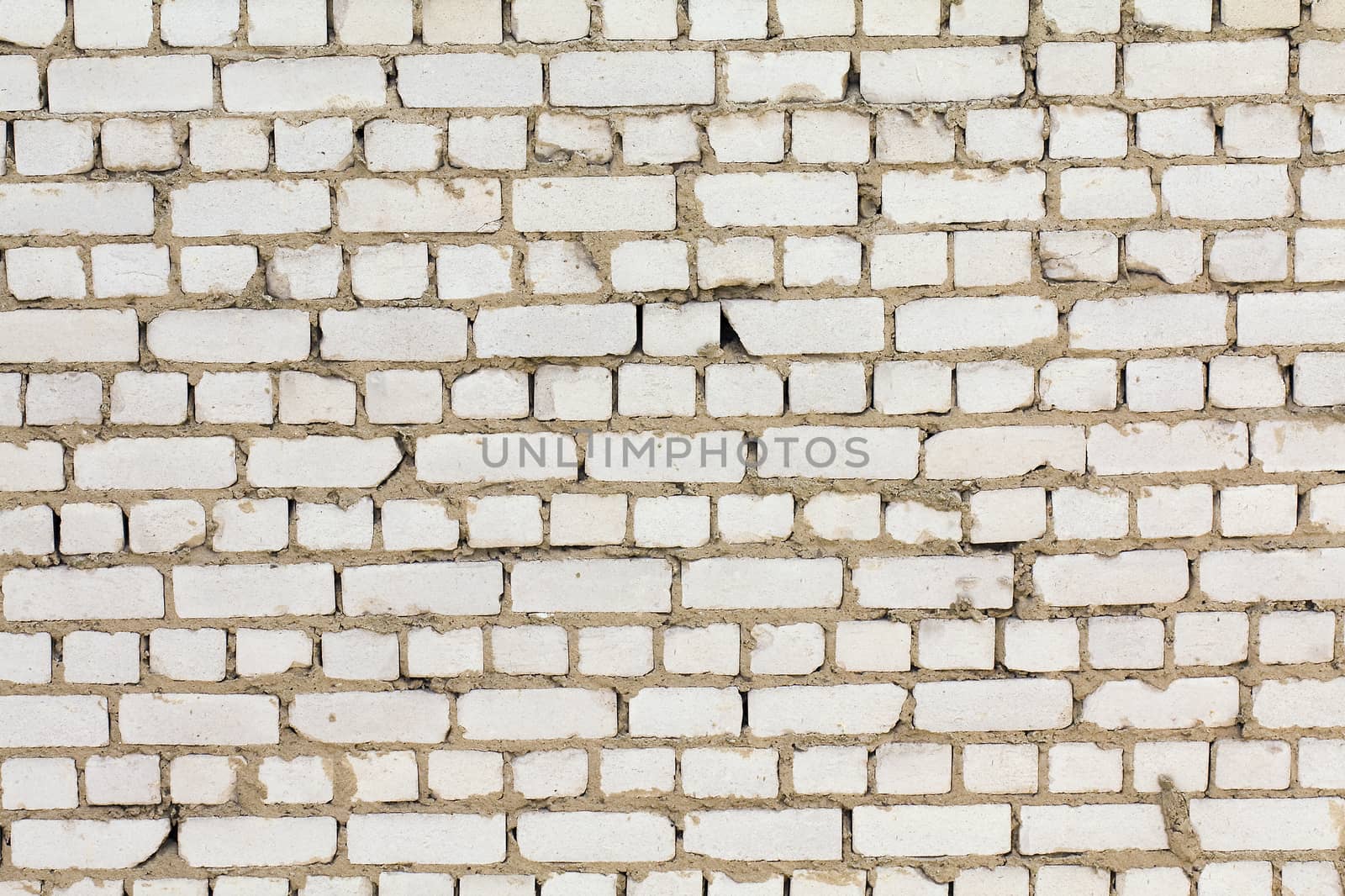 photographed close up part of the building of stone bricks