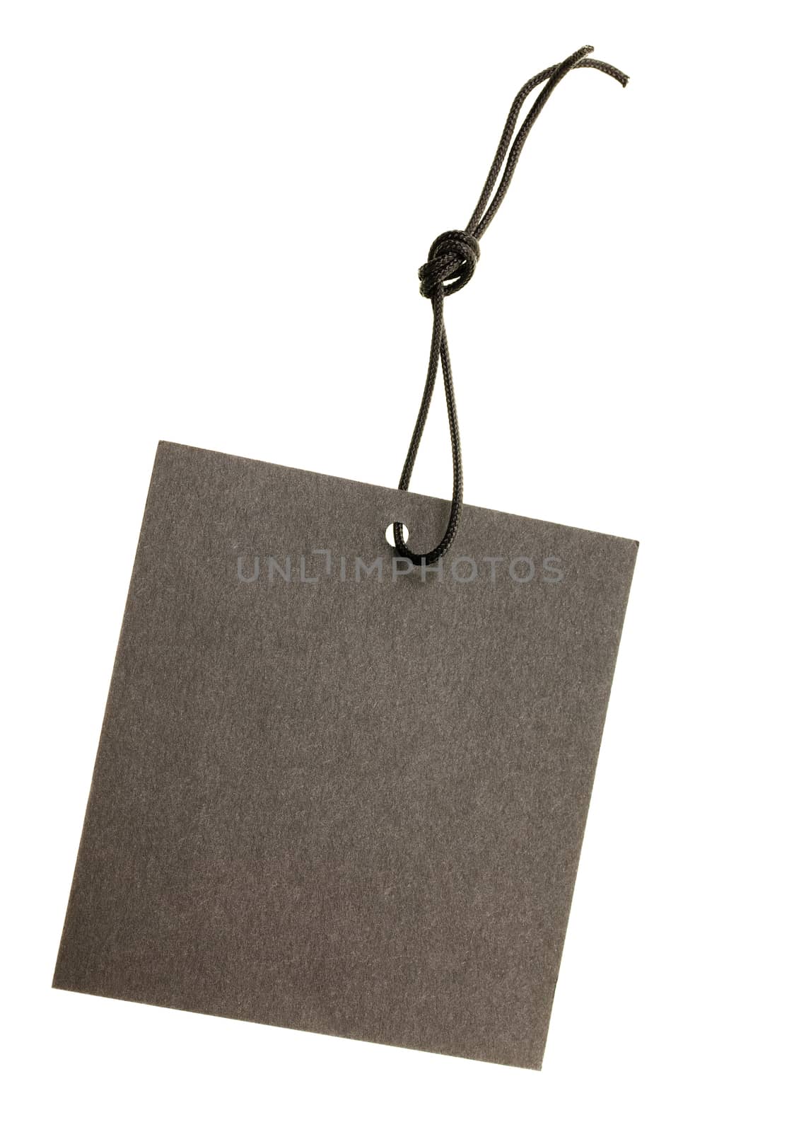 Black Label isolated on white background