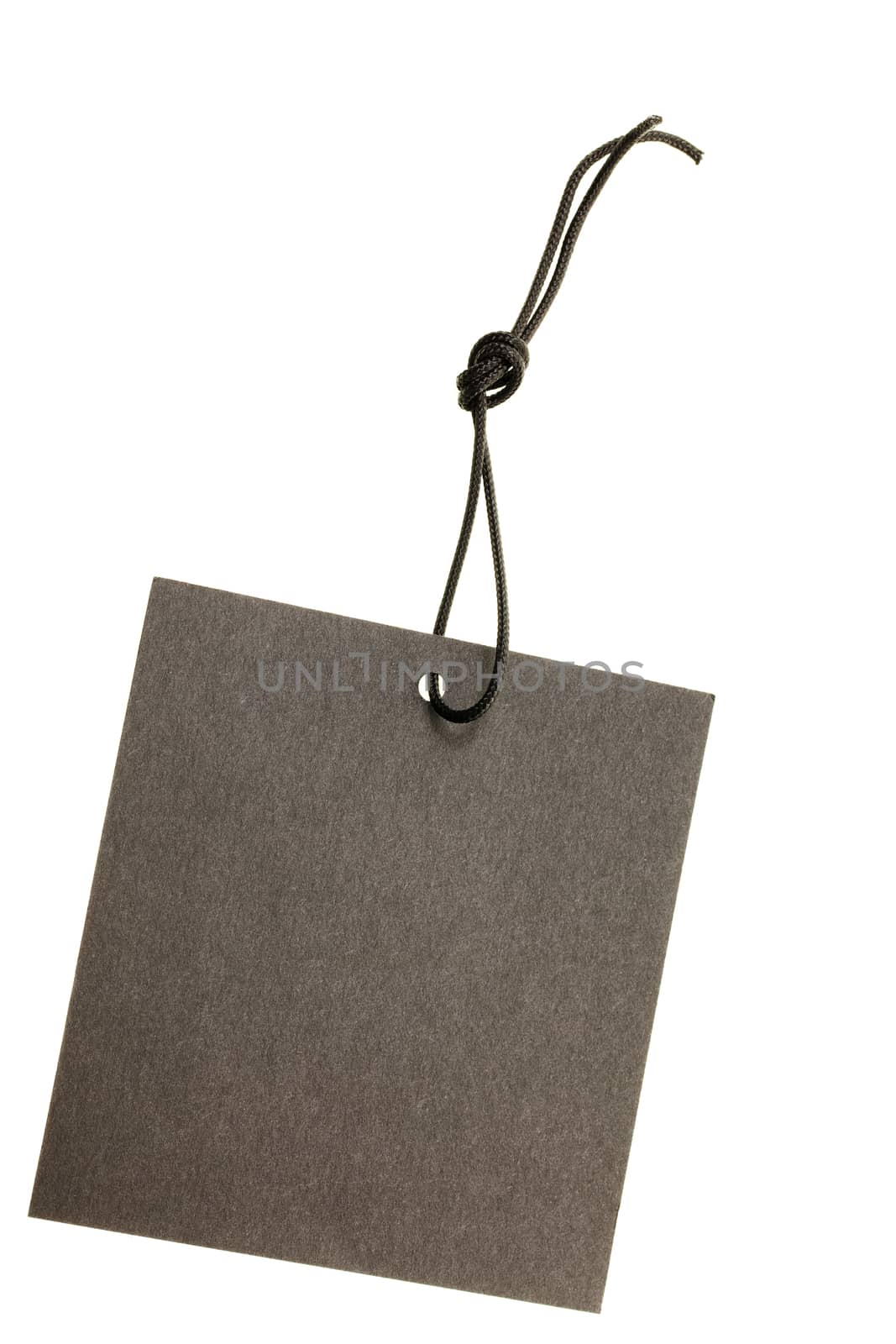 Black Label isolated on white background