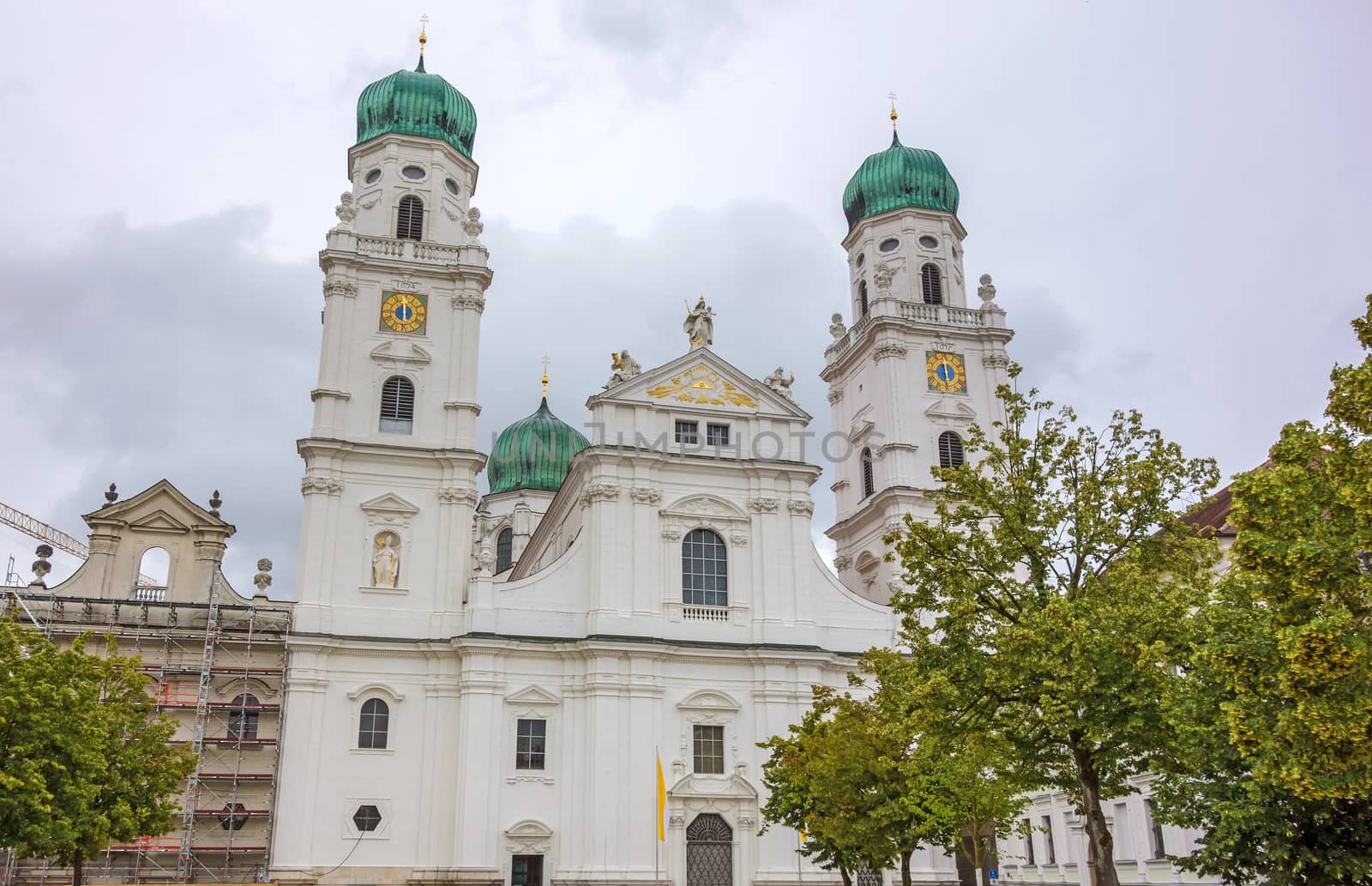 The historic dome "Sankt Stephan" of Passau in Bavaria