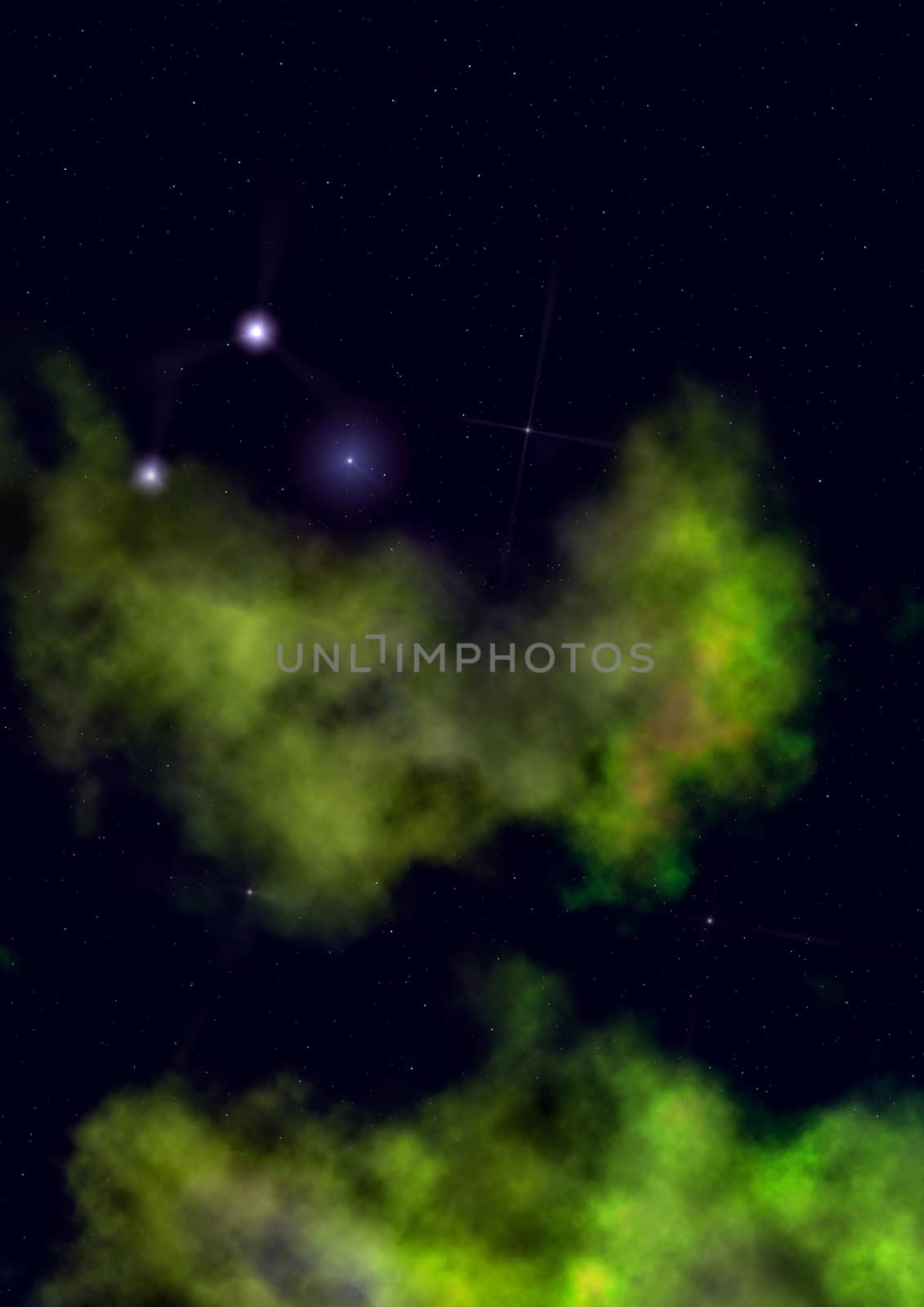 Star field in space a nebulae and a gas congestion. "Elements of this image furnished by NASA".