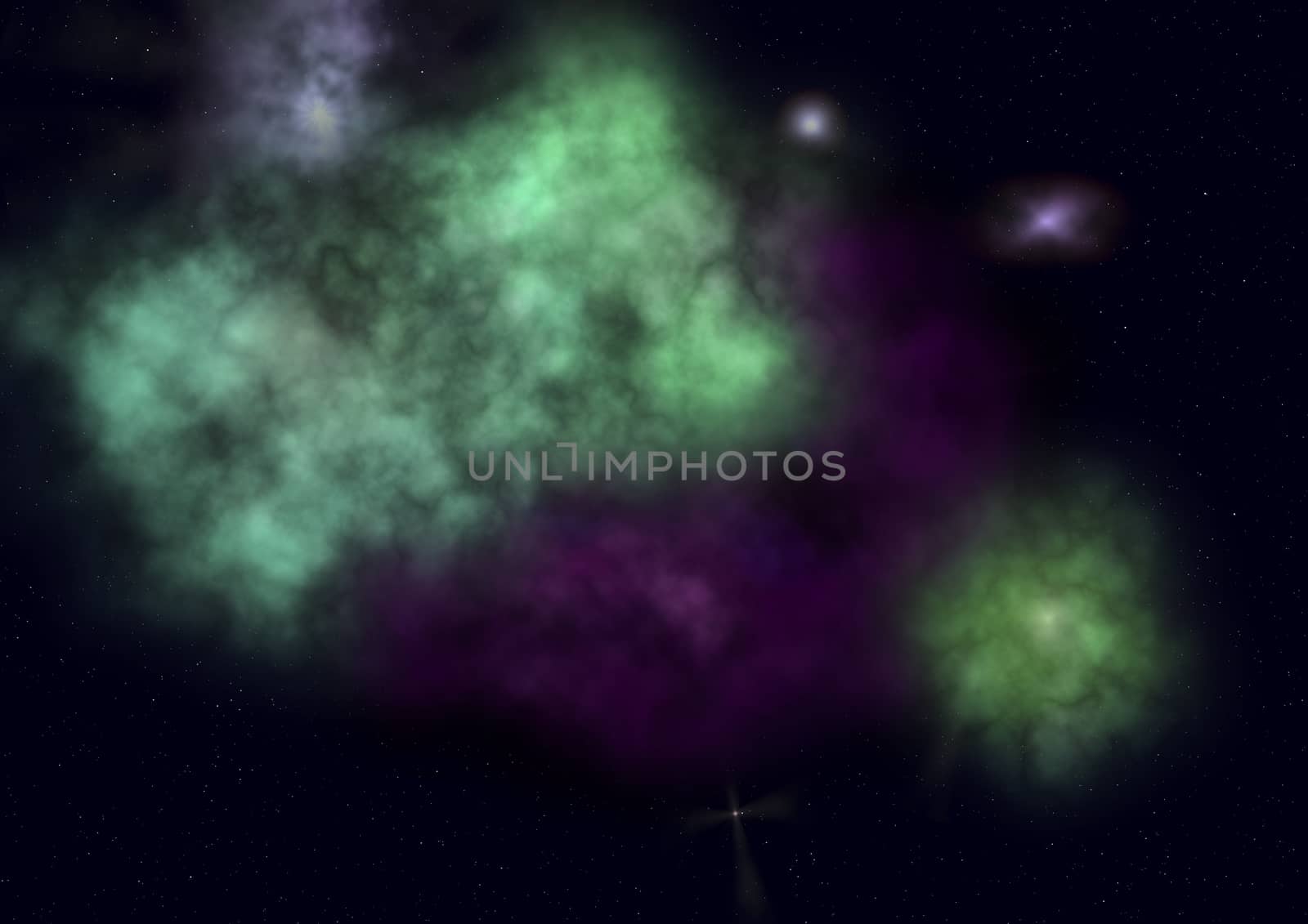 Star field in space a nebulae and a gas congestion. "Elements of this image furnished by NASA".