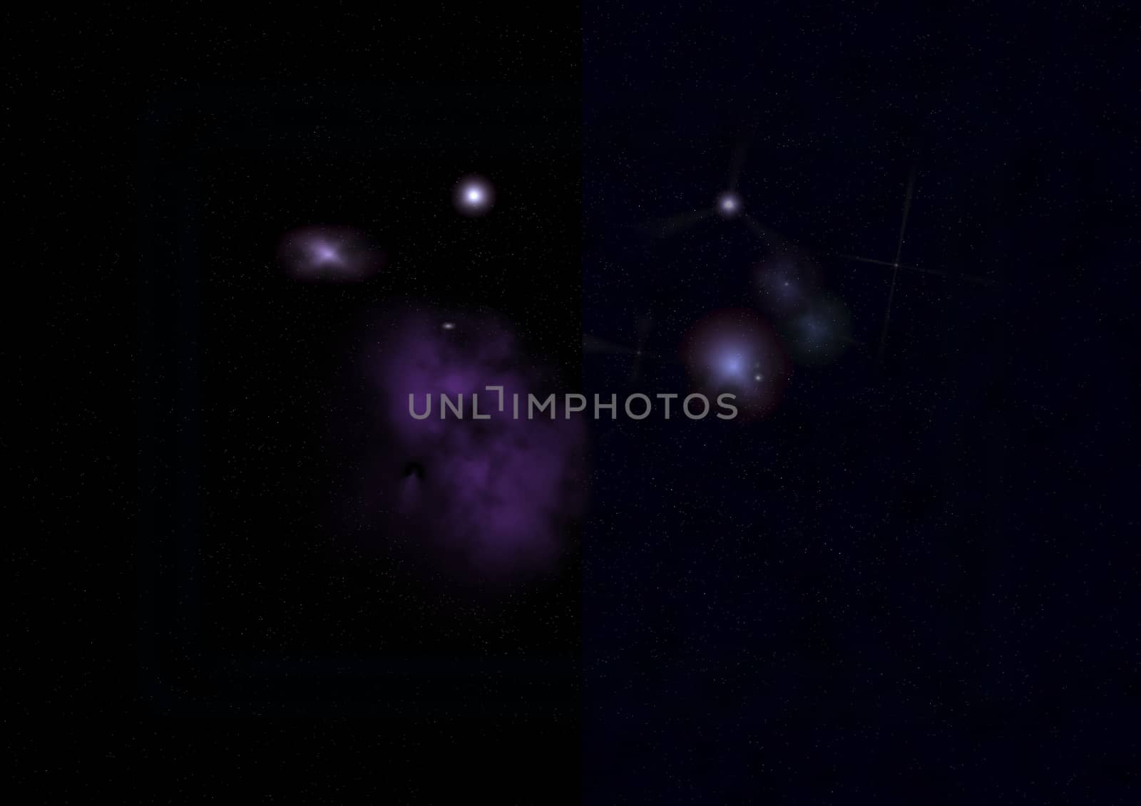 Small part of an infinite star field of space in the Universe. Elements of this image furnished by NASA.