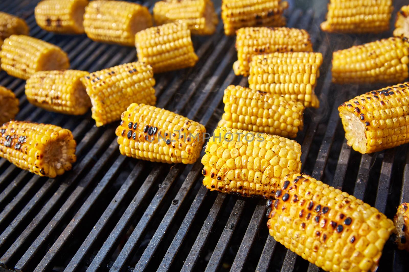 Organic Grilled Corn on the Cob Ready to Eat