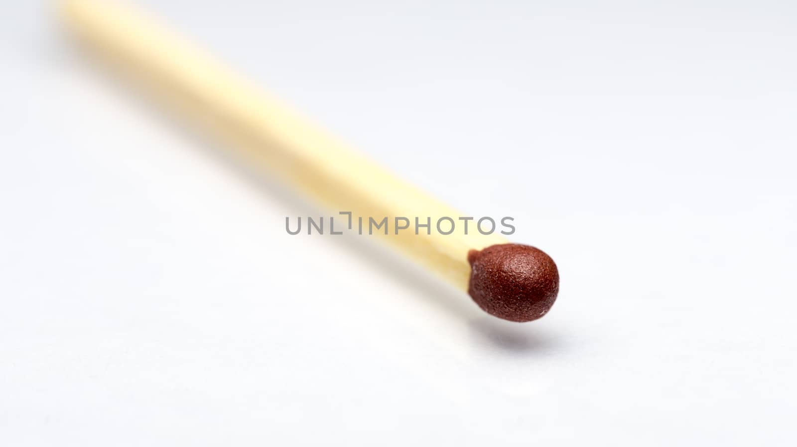 Match Close Up on White Background fading away.