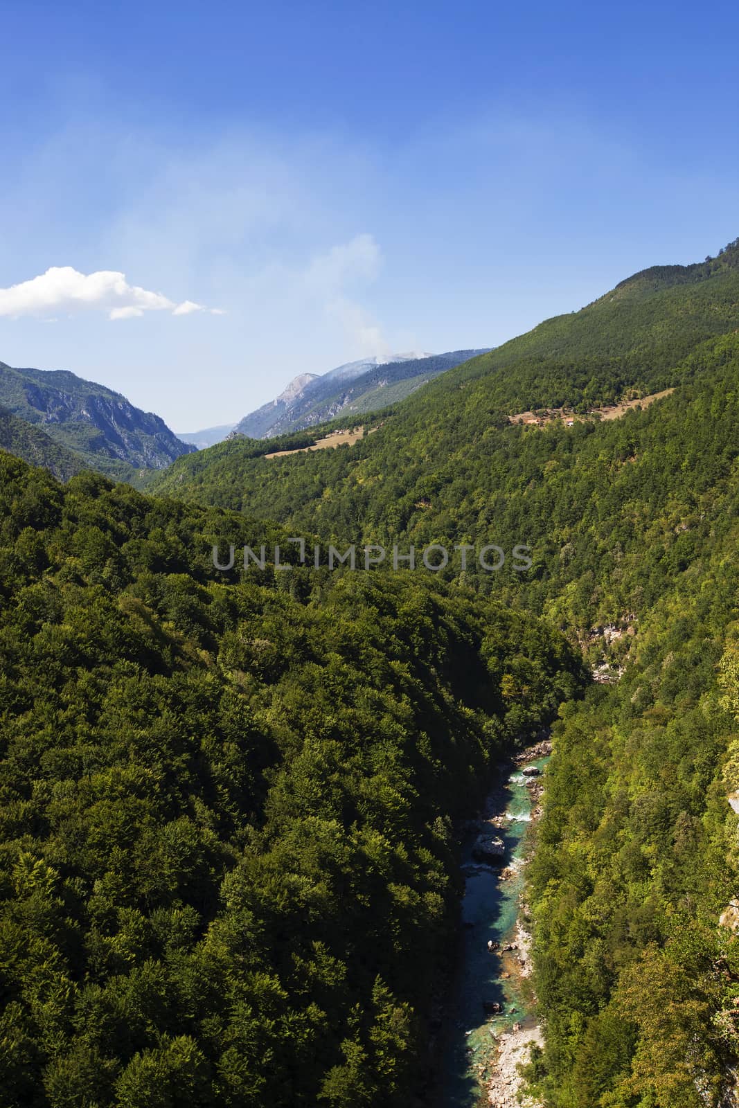   the mountains located in the territory of Montenegro  