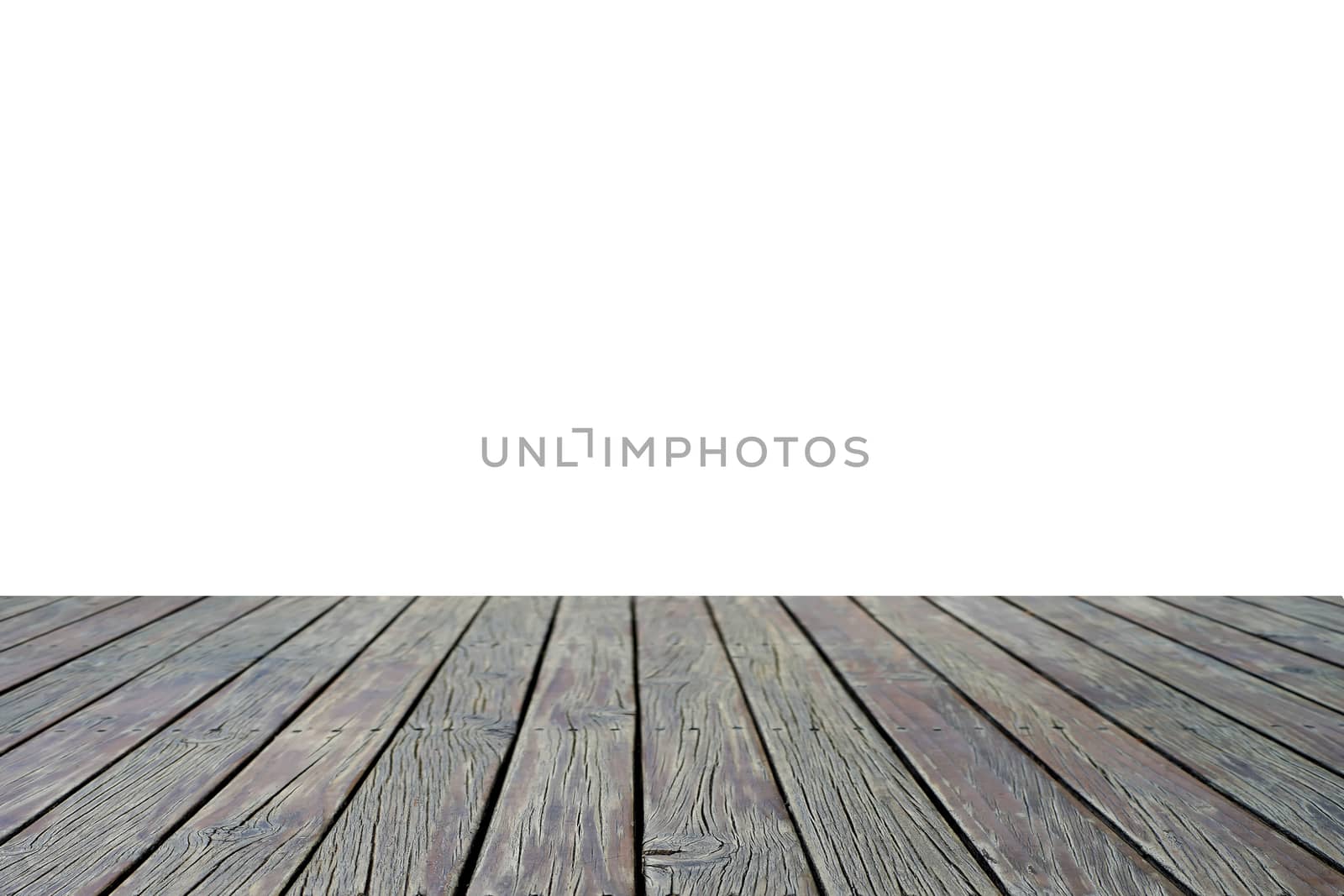 wooden floor isolated on white background