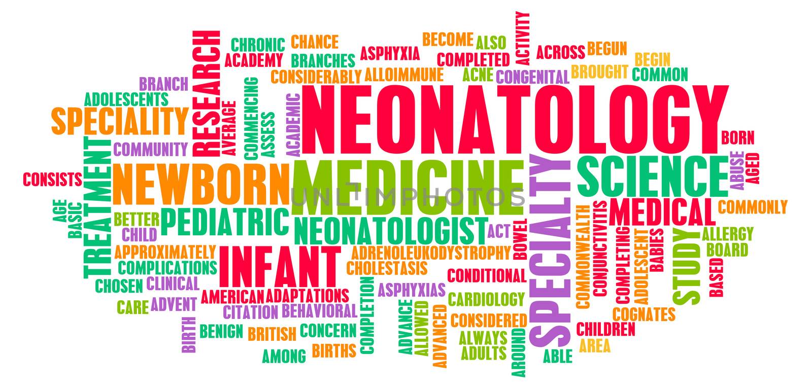 Neonatology or Neonatologist Medical Field Specialty As Art