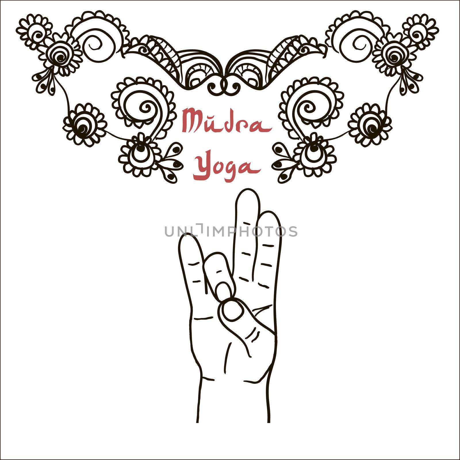 Element yoga Prithivi mudra hands by Rasveta