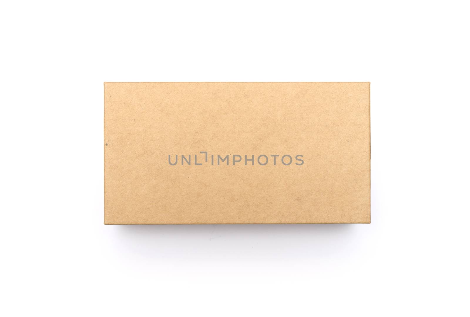 Cardboard Box isolated on a white background by DNKSTUDIO