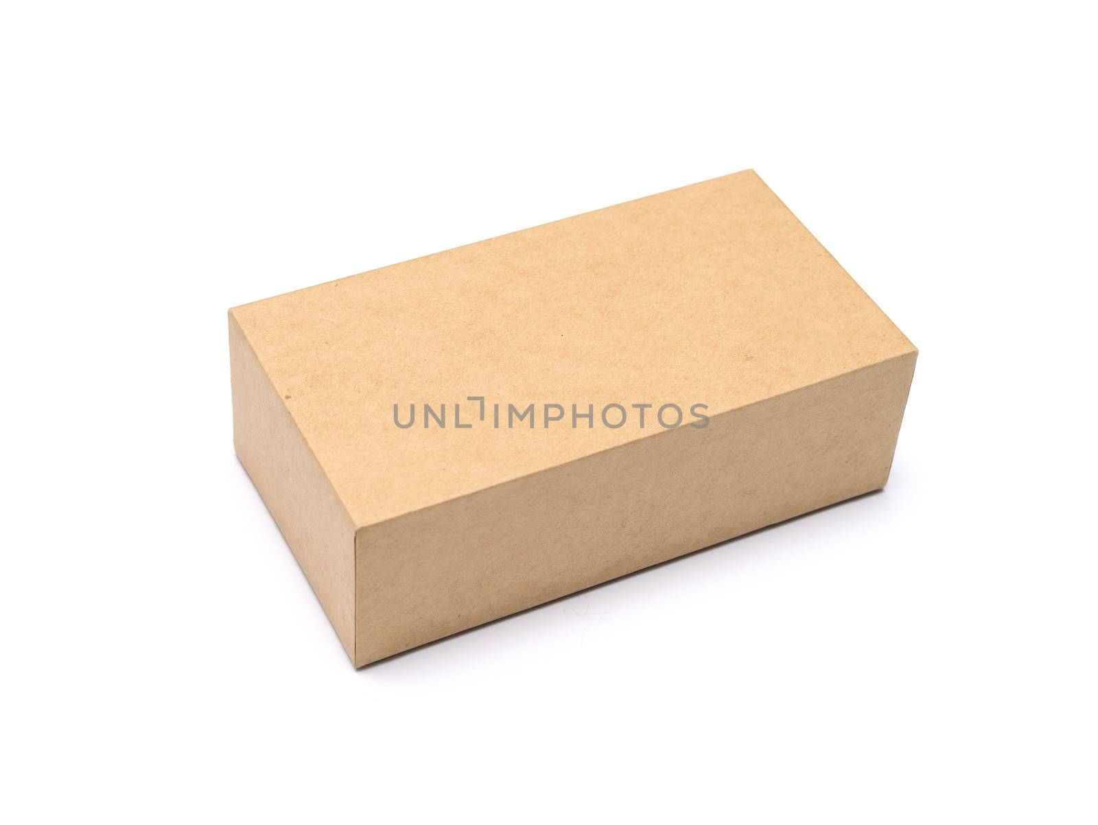 Cardboard Box isolated on a white background by DNKSTUDIO