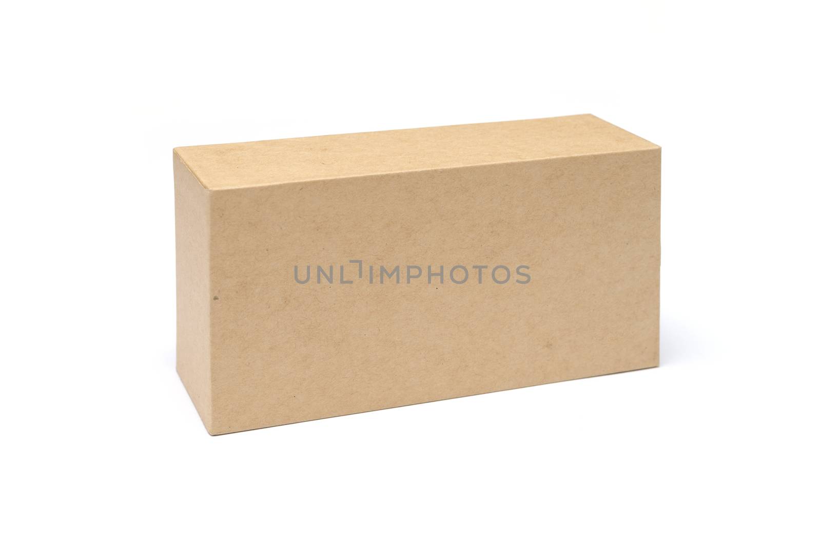 Cardboard Box isolated on a white background by DNKSTUDIO