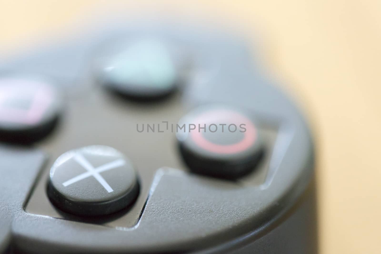Video Game Controller close up.