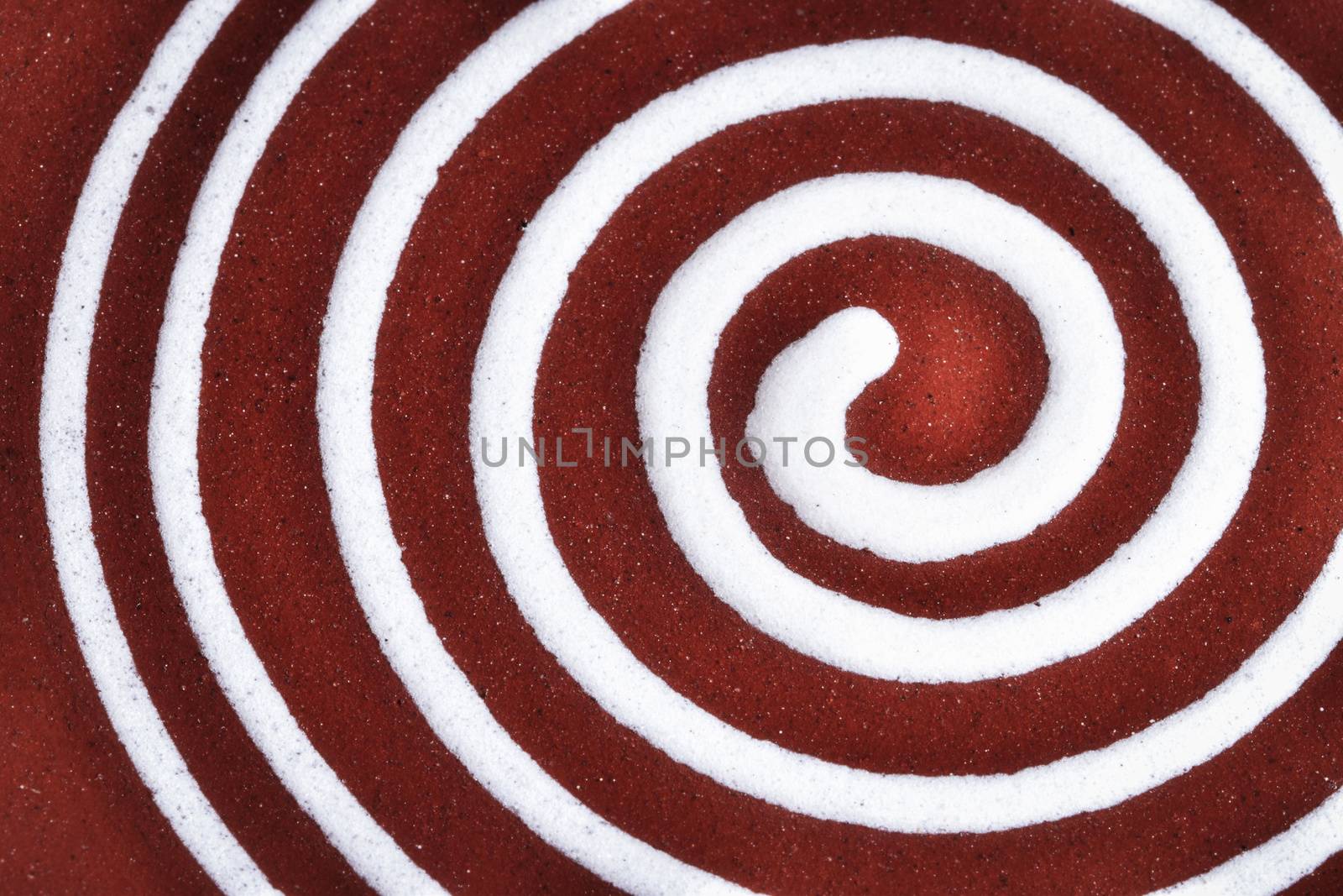 abstract background or texture white spiral on clay pottery ceramics