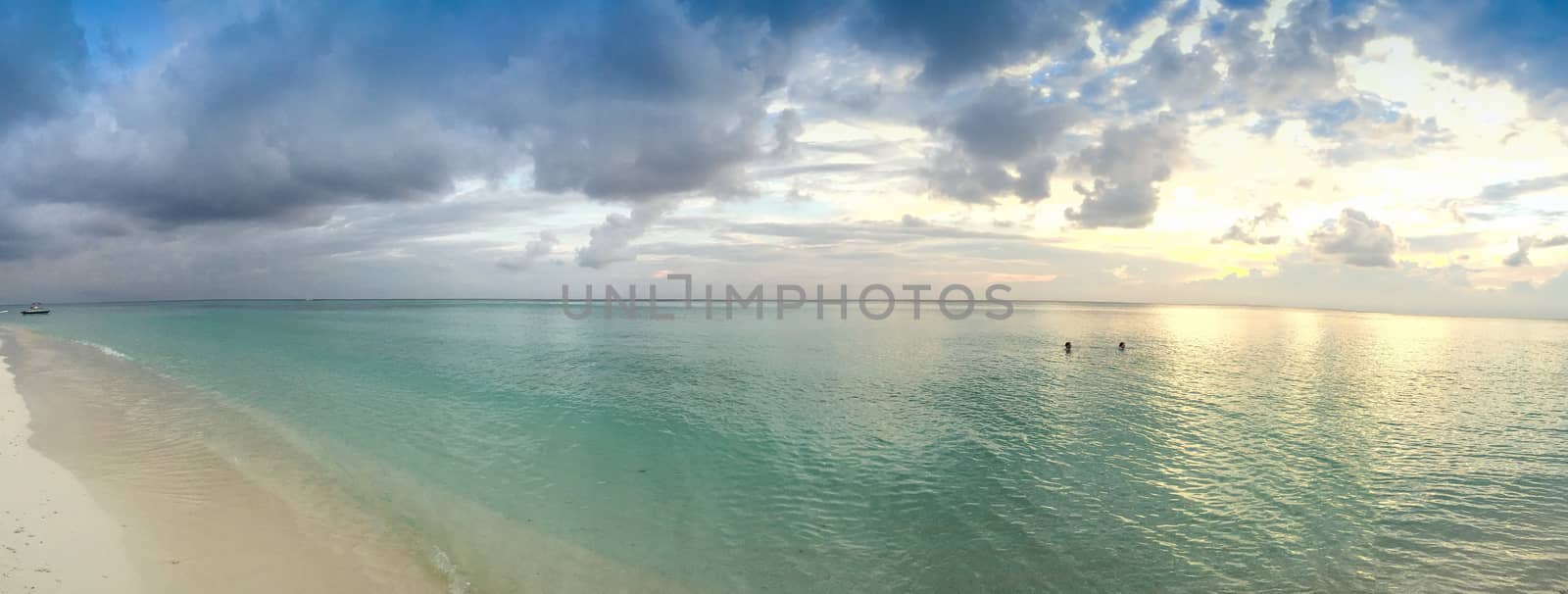 Wonderful sunset in Maldives Islands by jovannig