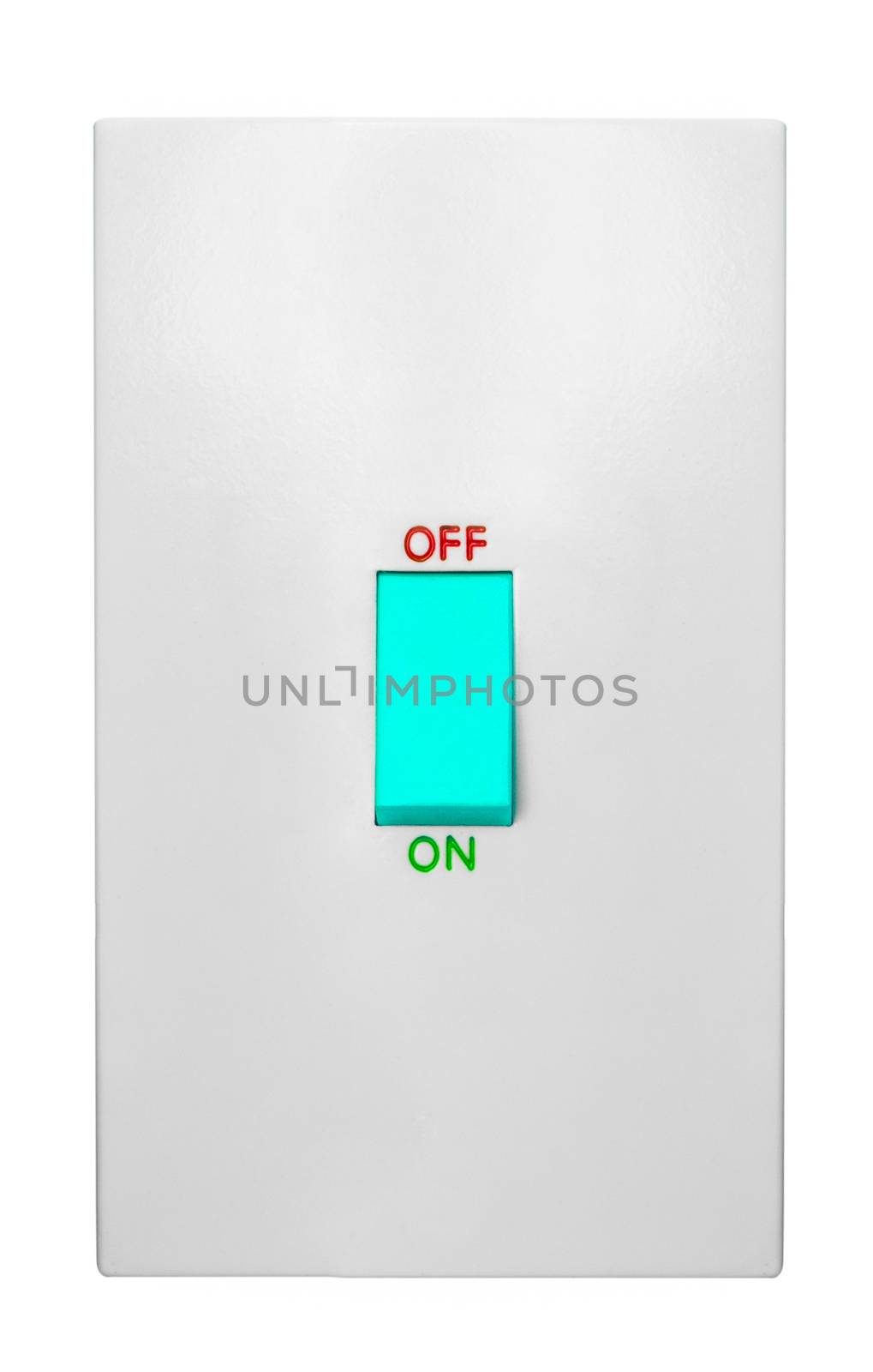 Light Switch isolated on white background by ozaiachin