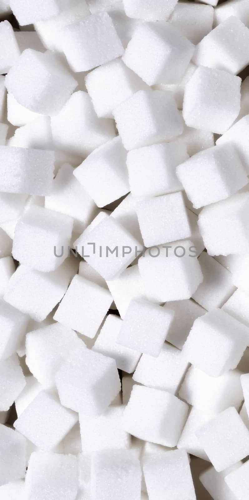 white sugar in cubes texture background