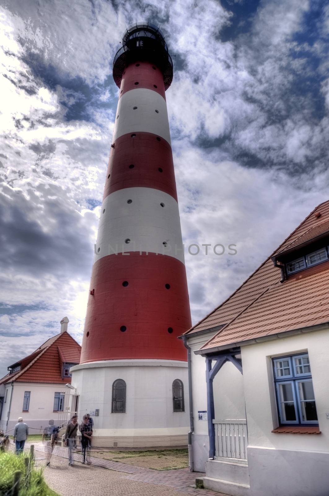 Lighthouse Westerheversand in Westerhever, Germany