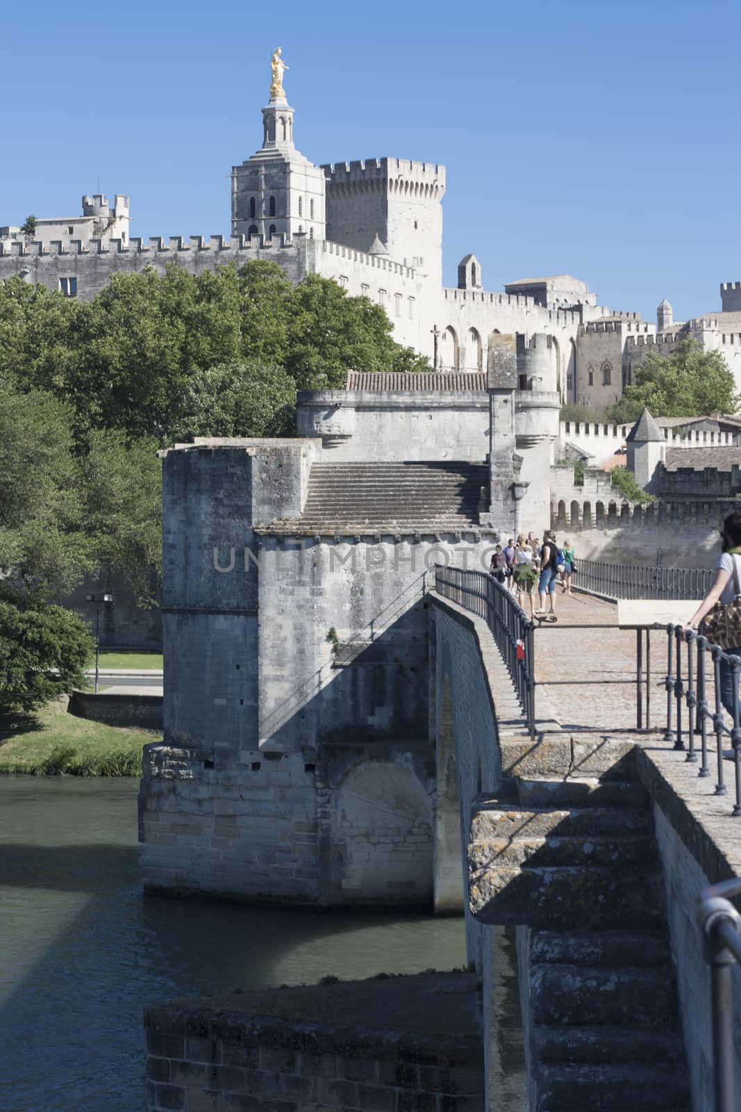 Avignon pope's palace/ famous christian landmark

