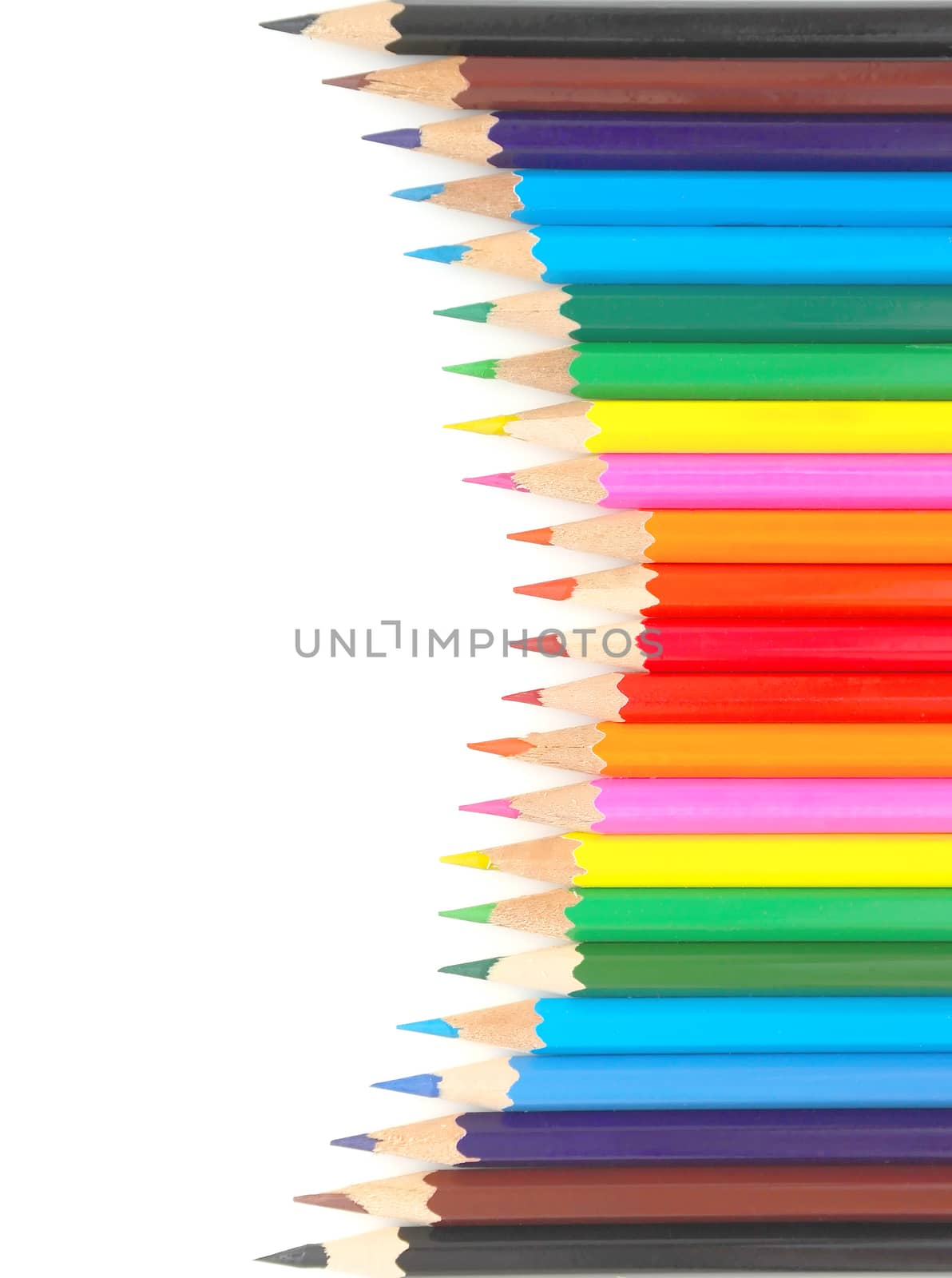 Abstract background from color pencils