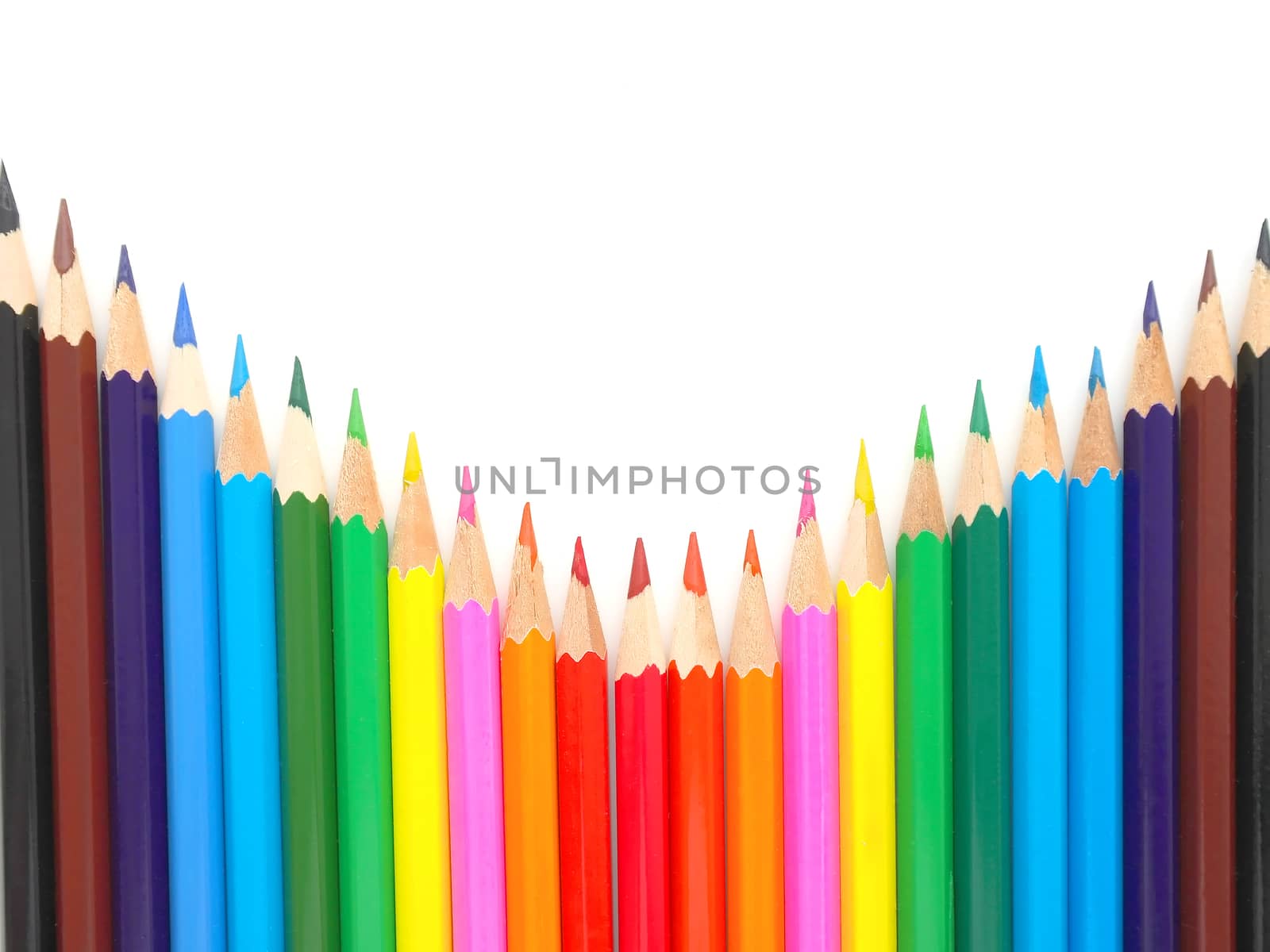 Abstract background from color pencils