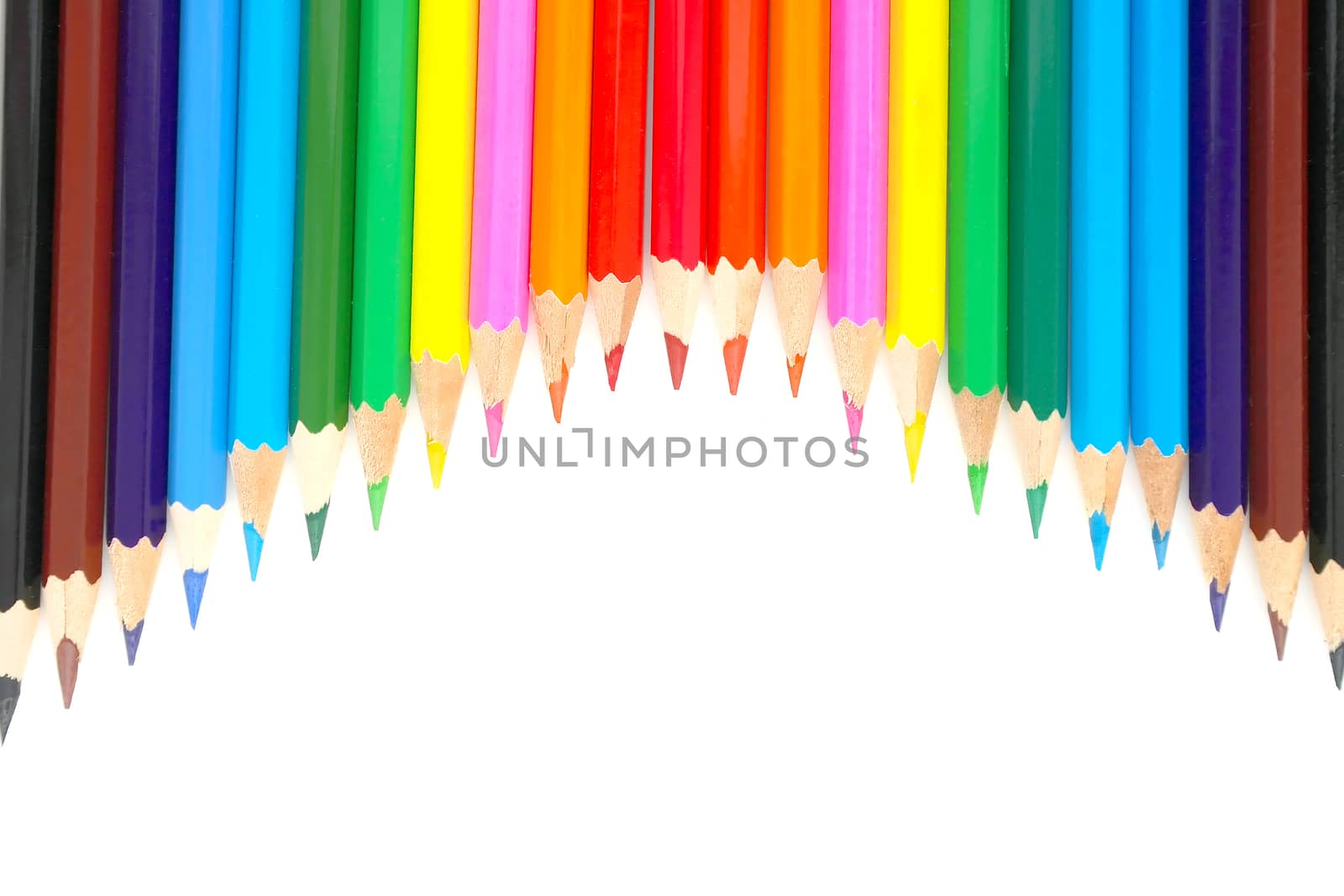 Abstract background from color pencils