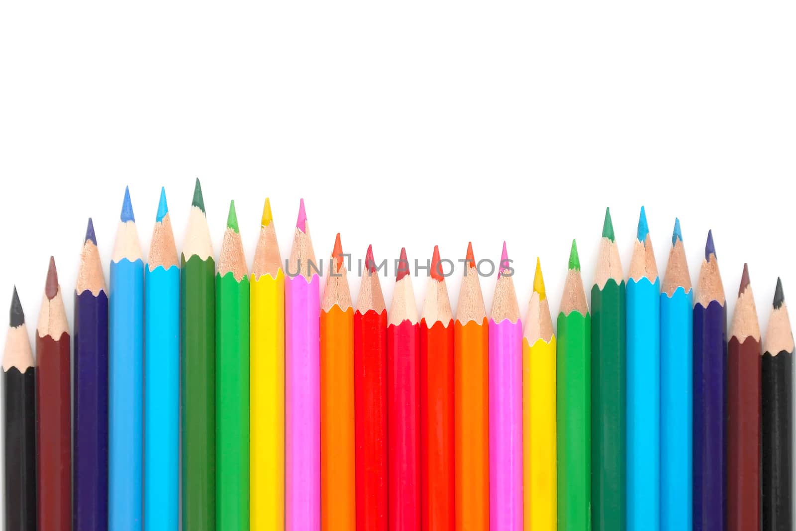 Abstract background from color pencils