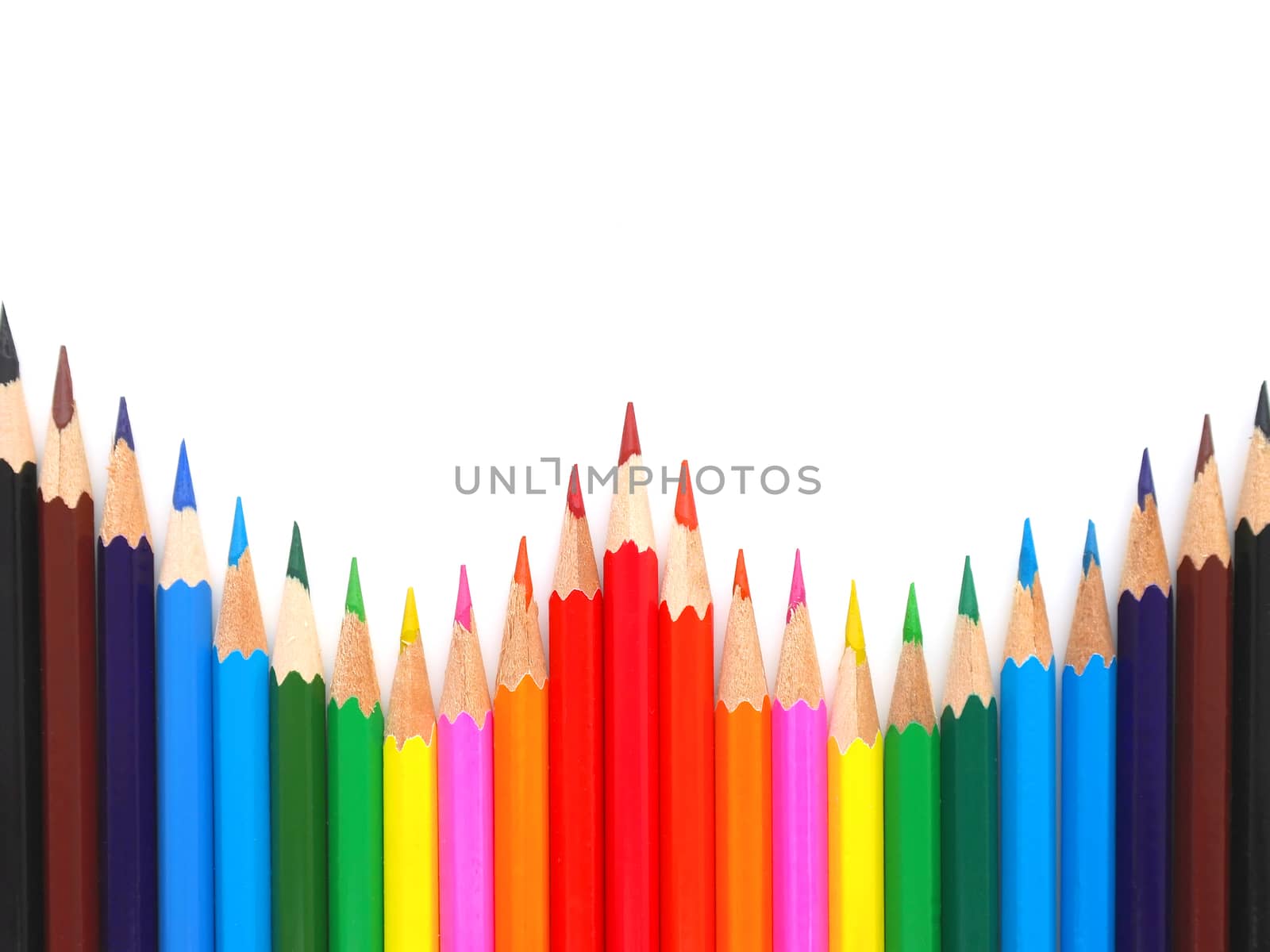 Abstract background from color pencils