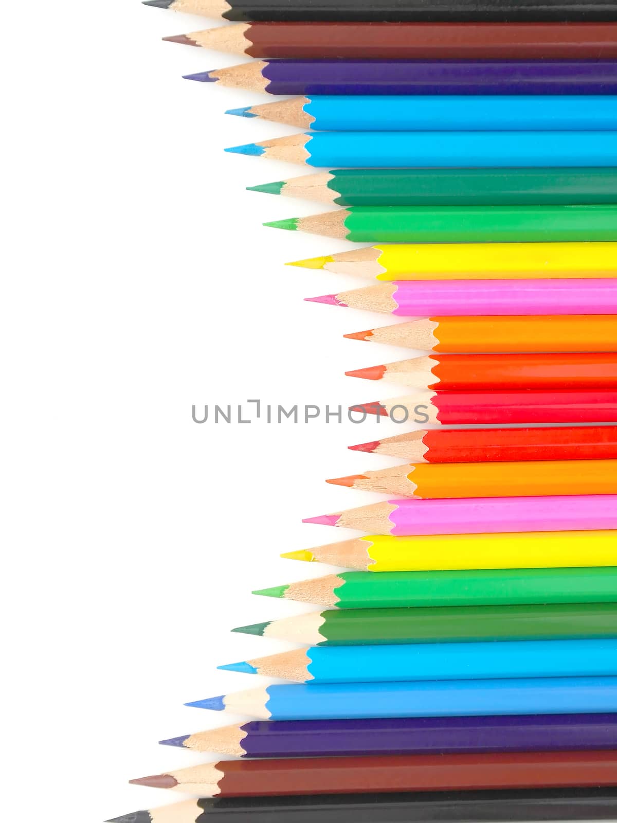 Abstract background from color pencils