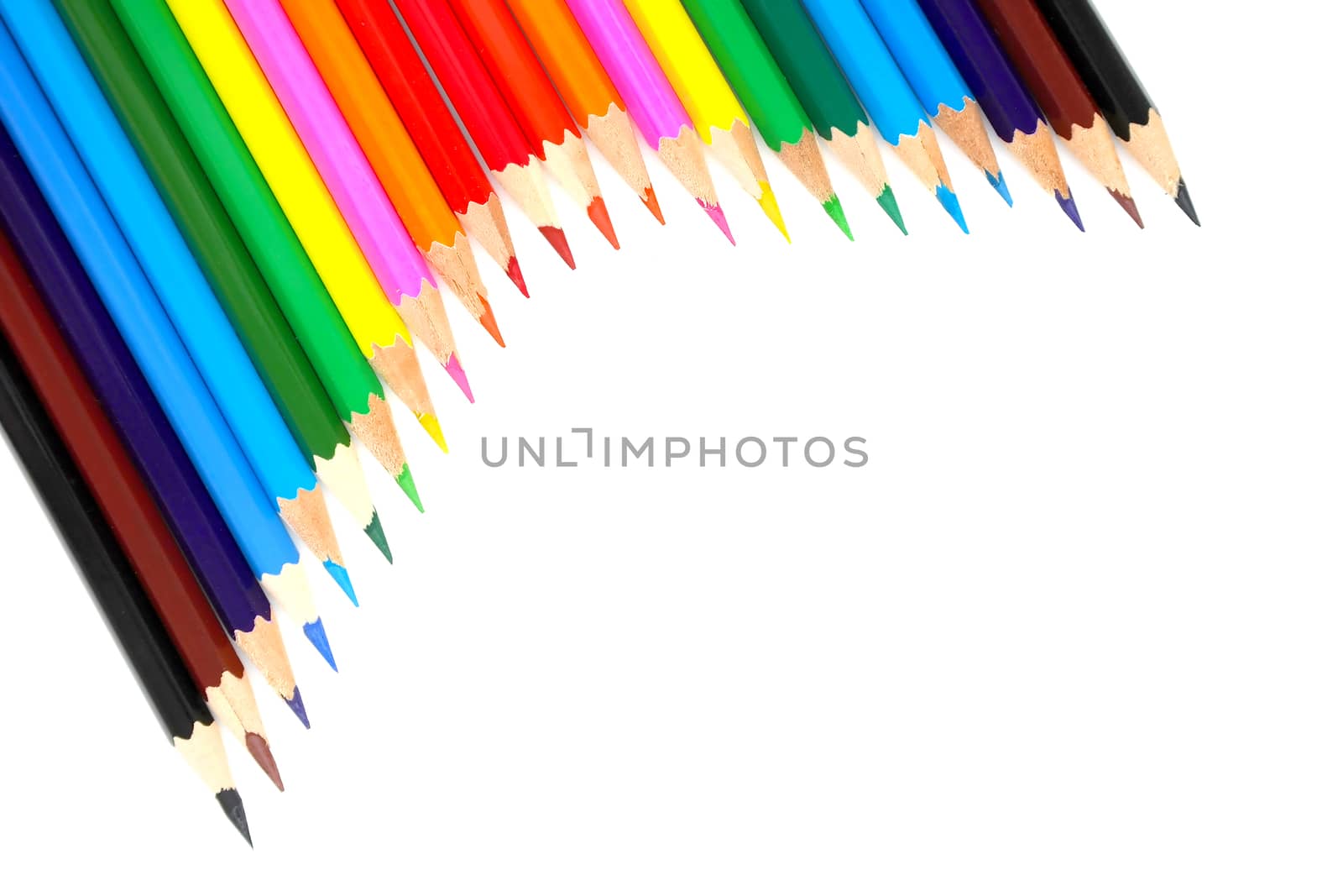 Abstract background from color pencils
