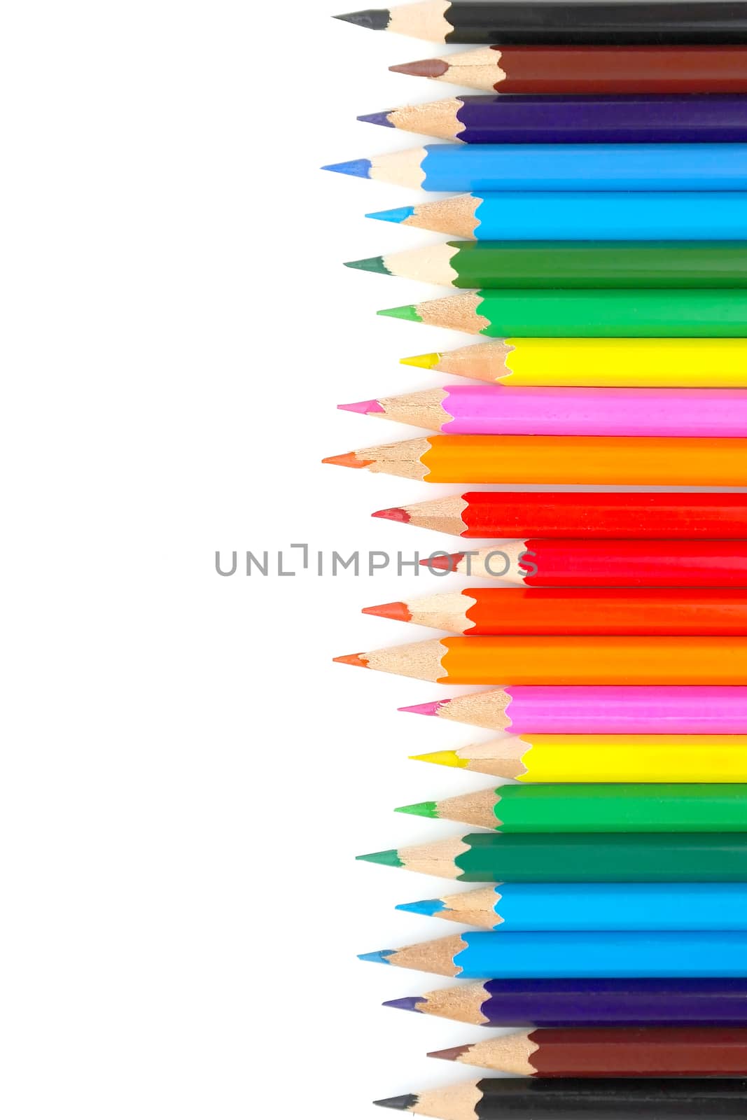 Abstract background from color pencils