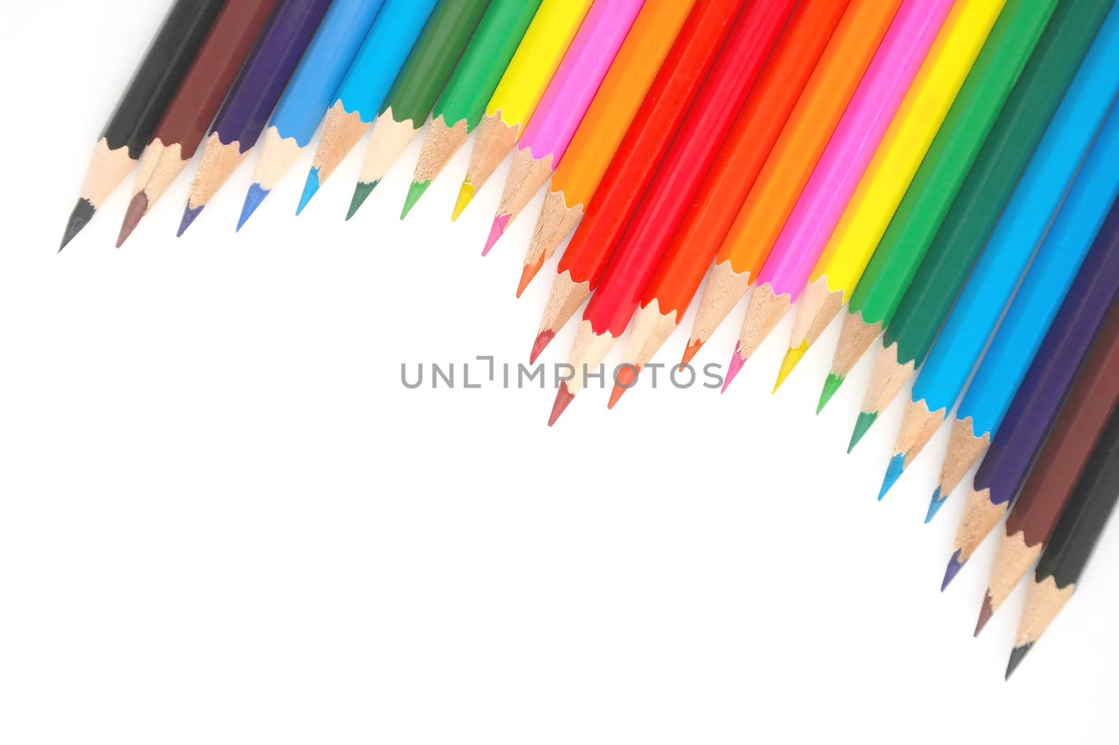 Abstract background from color pencils