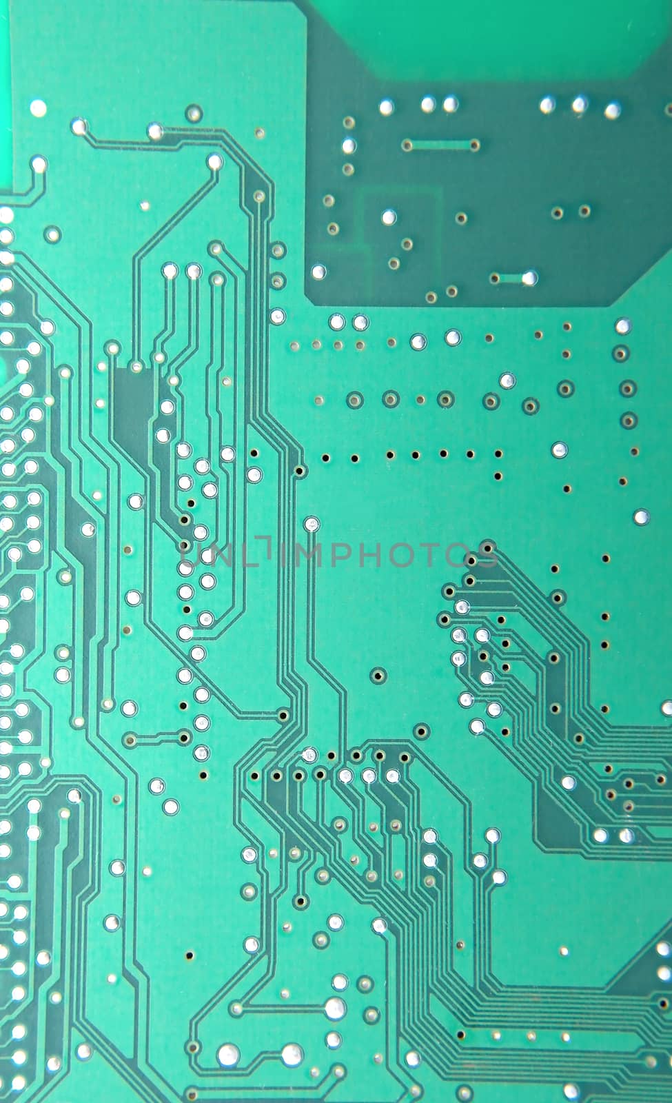 Abstract background with old computer circuit board