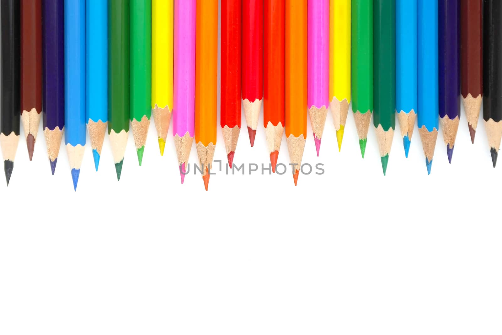 Abstract background from color pencils