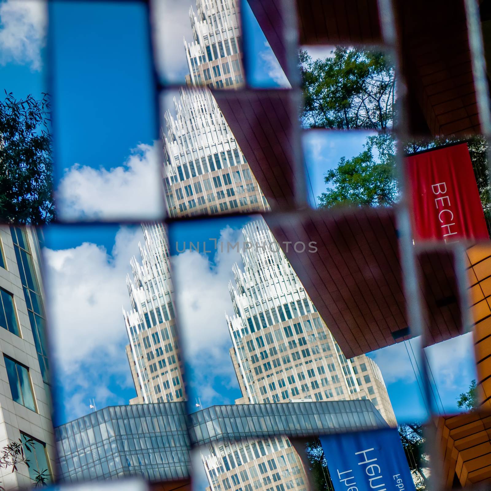 charlotte nc skyline and street scenes during day time by digidreamgrafix