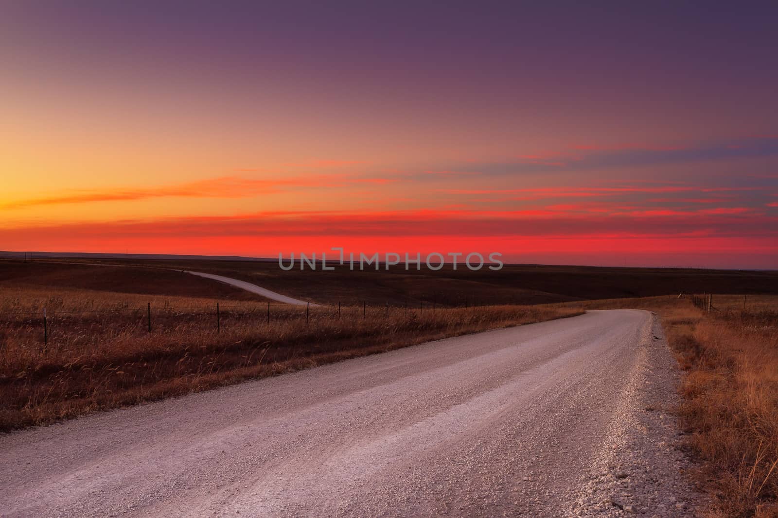 Country gravel road horizon by TommyBrison