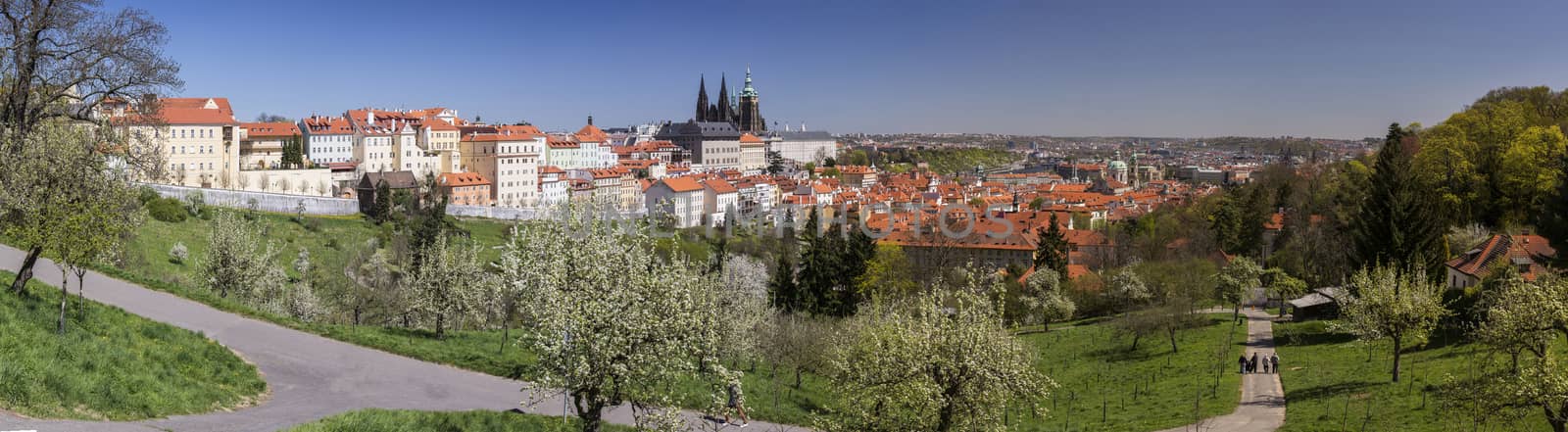 Panorama of Prague from Petrin hill by A-dam